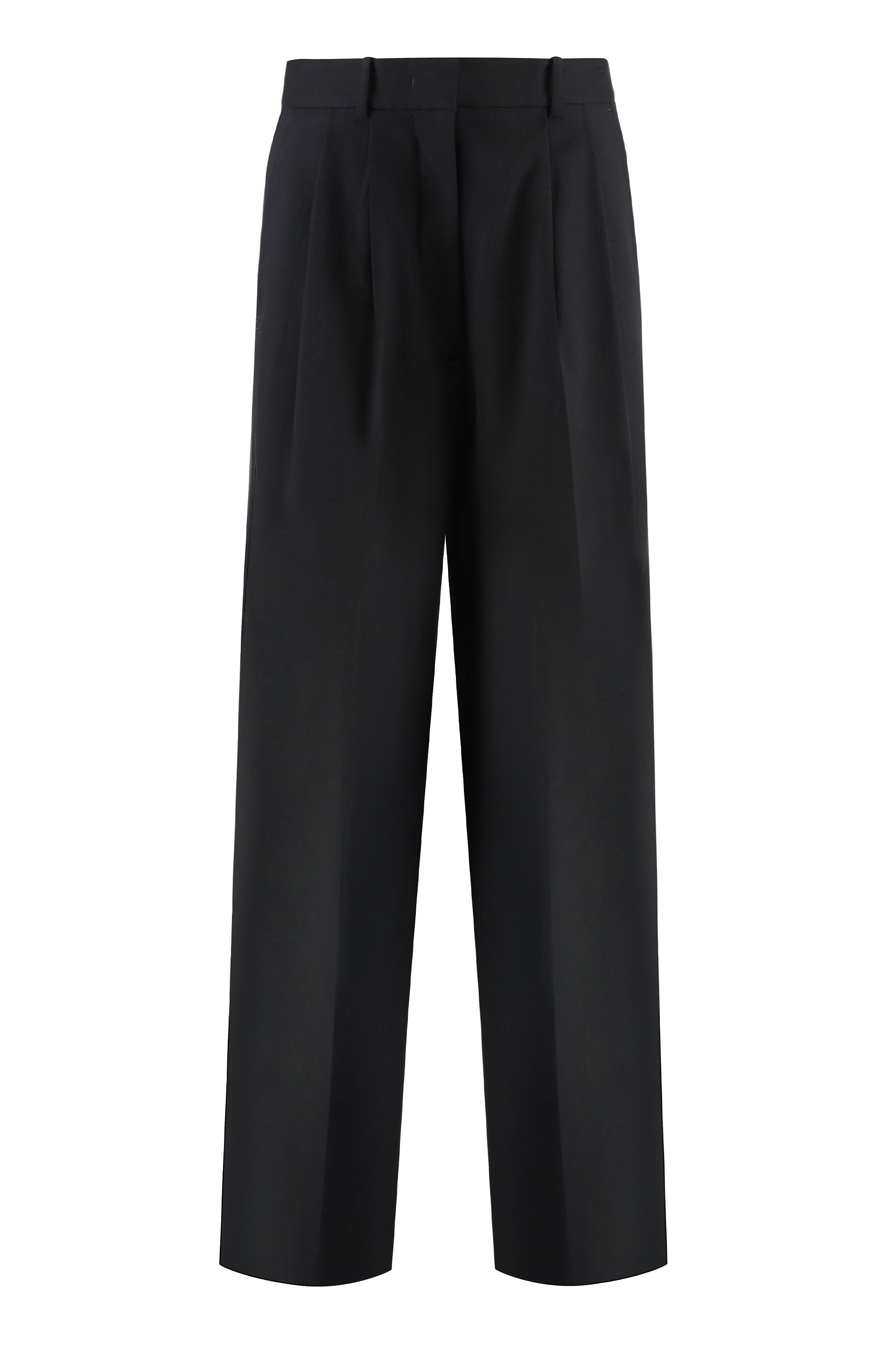 LILIUXY VIRGIN WOOL TROUSERS PAROSH black XS