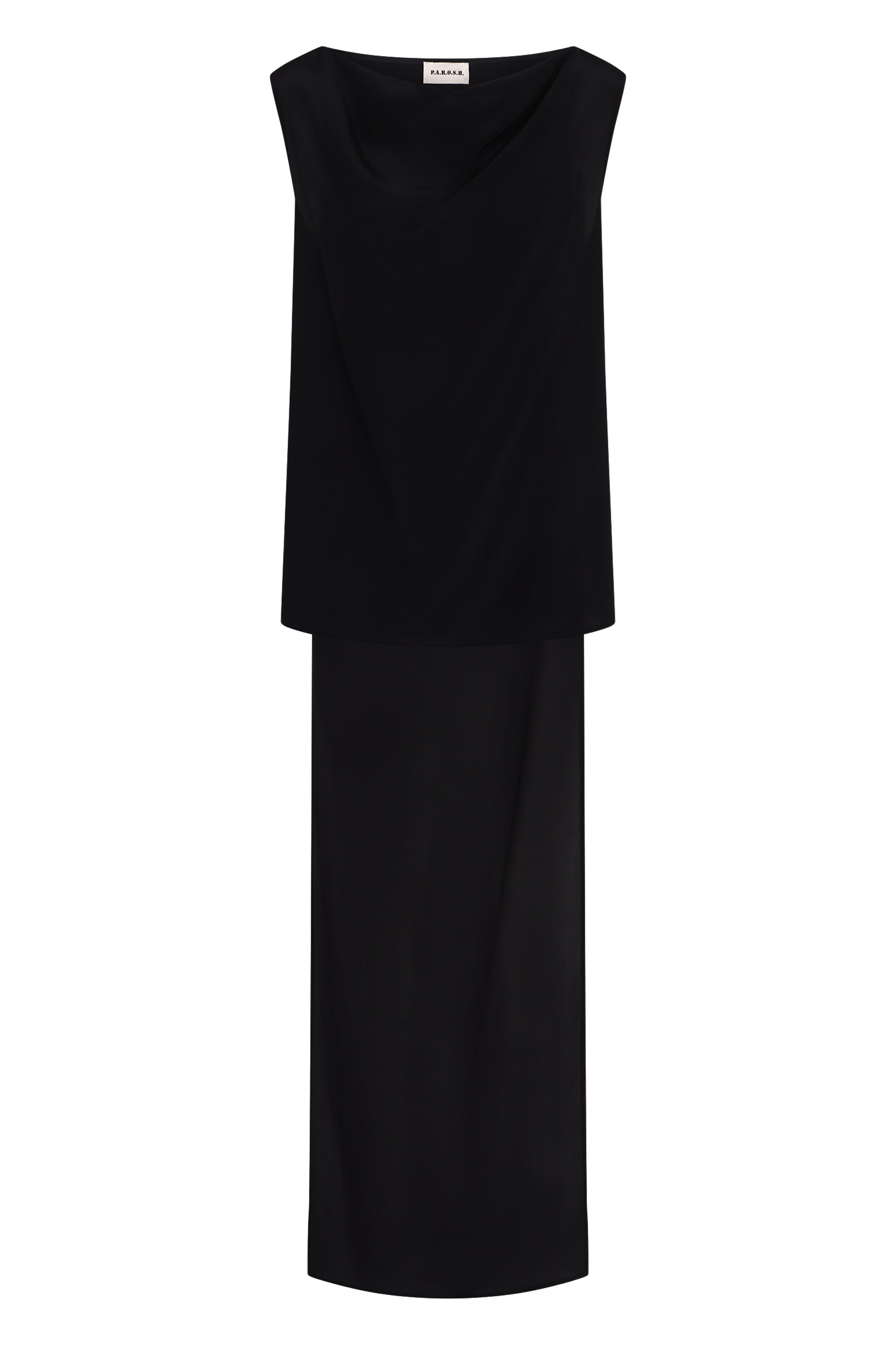 SILK BLOUSE PAROSH black M