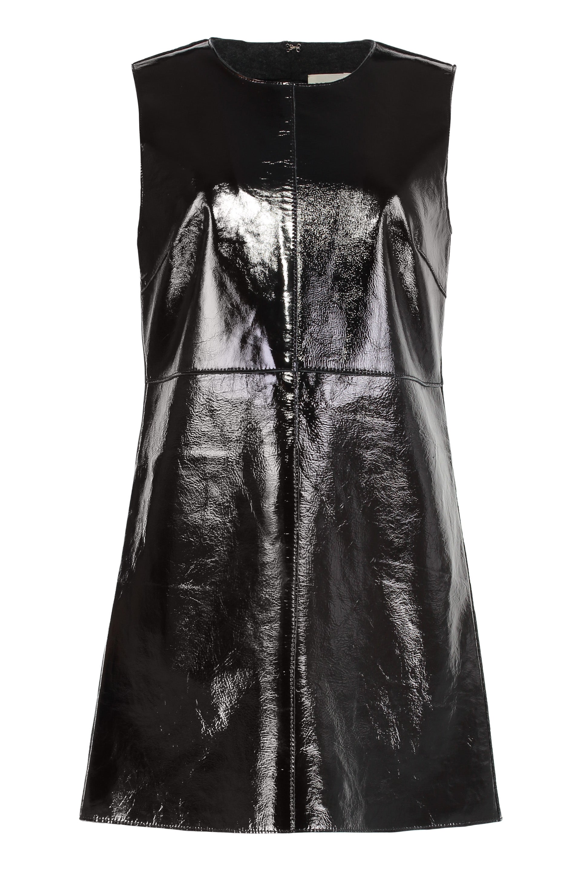 MARILYN LEATHER DRESS PAROSH black S