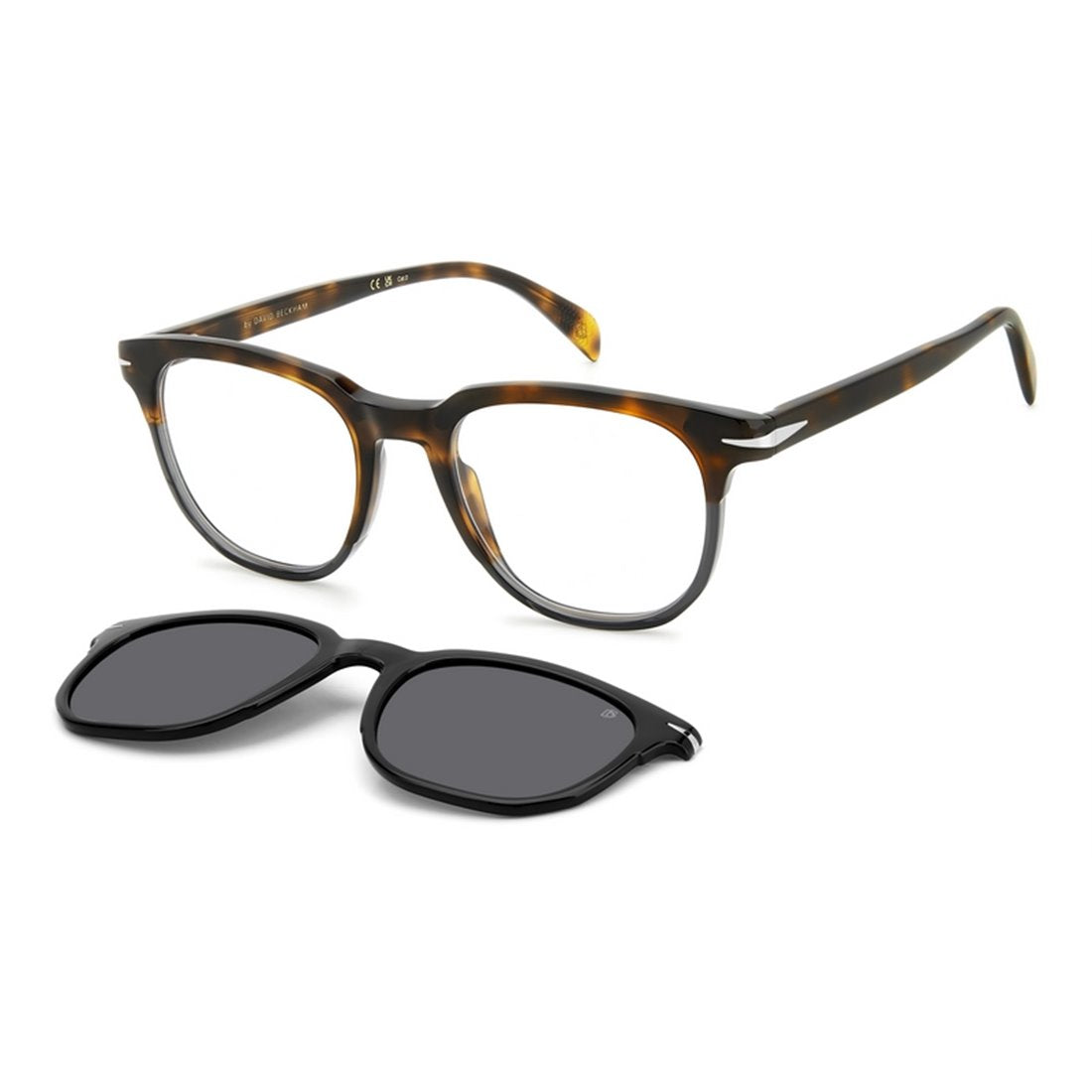 David Beckham (Opt + Clip-On) DB 7120/CS AB8(M9) David Beckham Gray 51