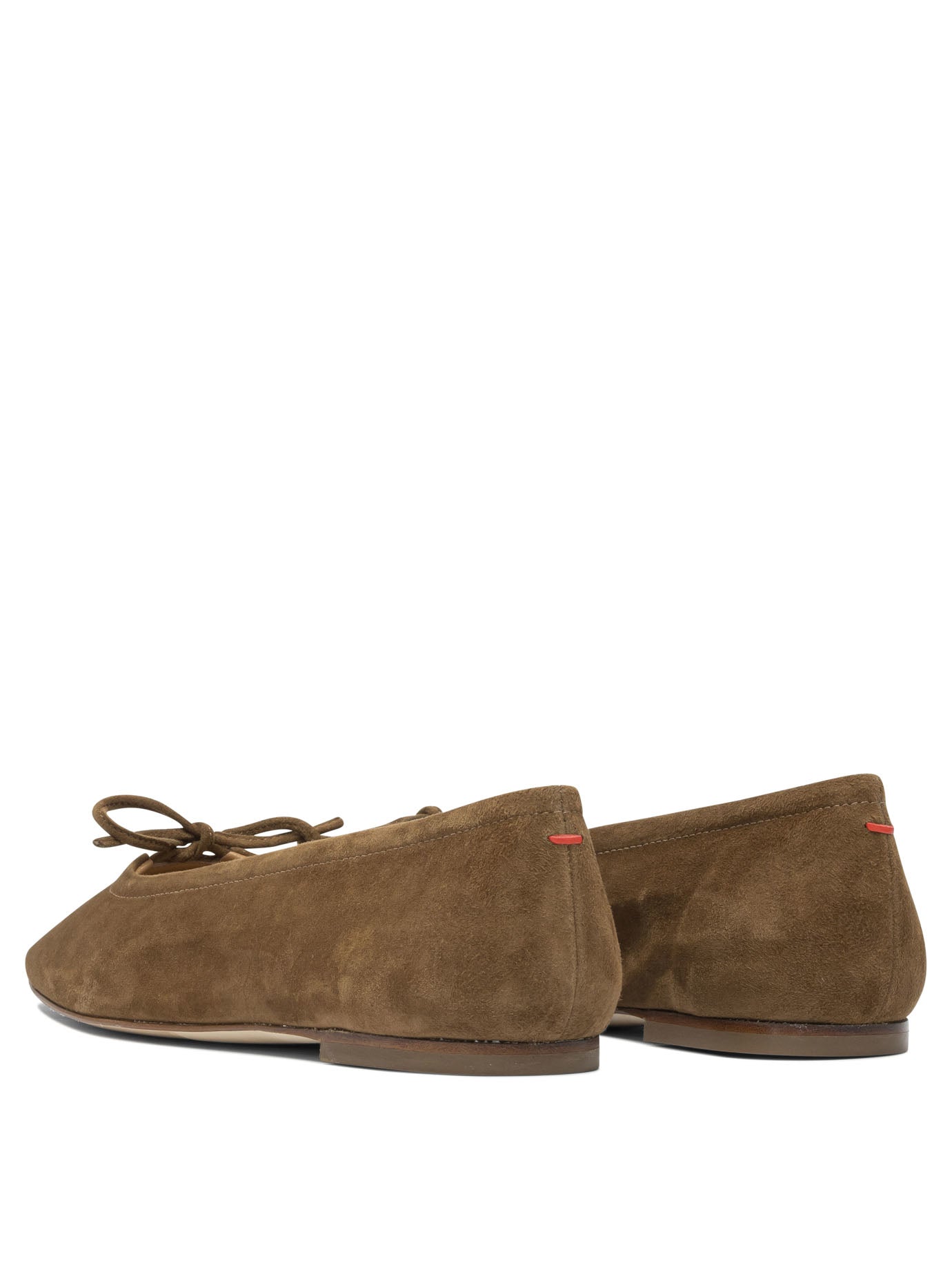 BROWN LEATHER BALLERINAS Aeyde