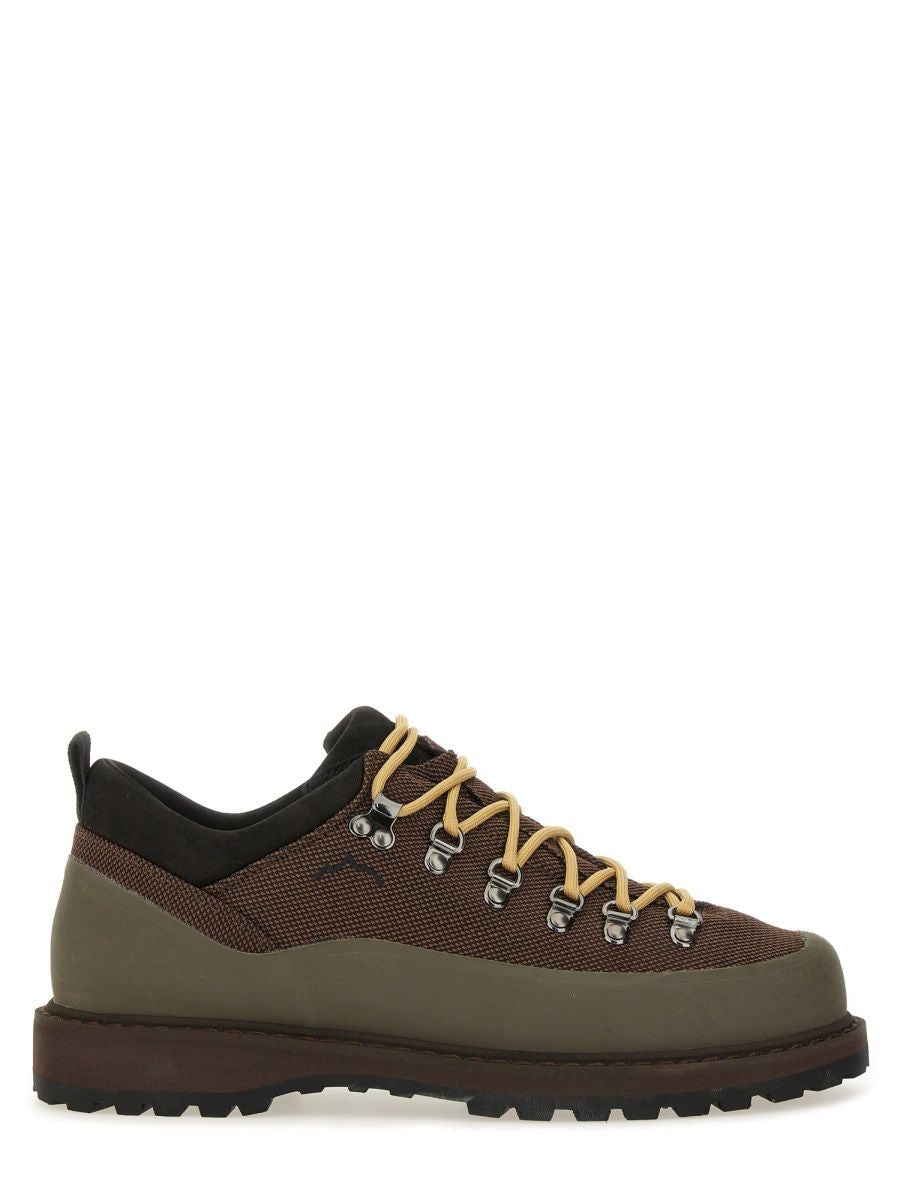 BROWN POLYESTER COW LEATHER BOOTS DIEMME BROWN 42