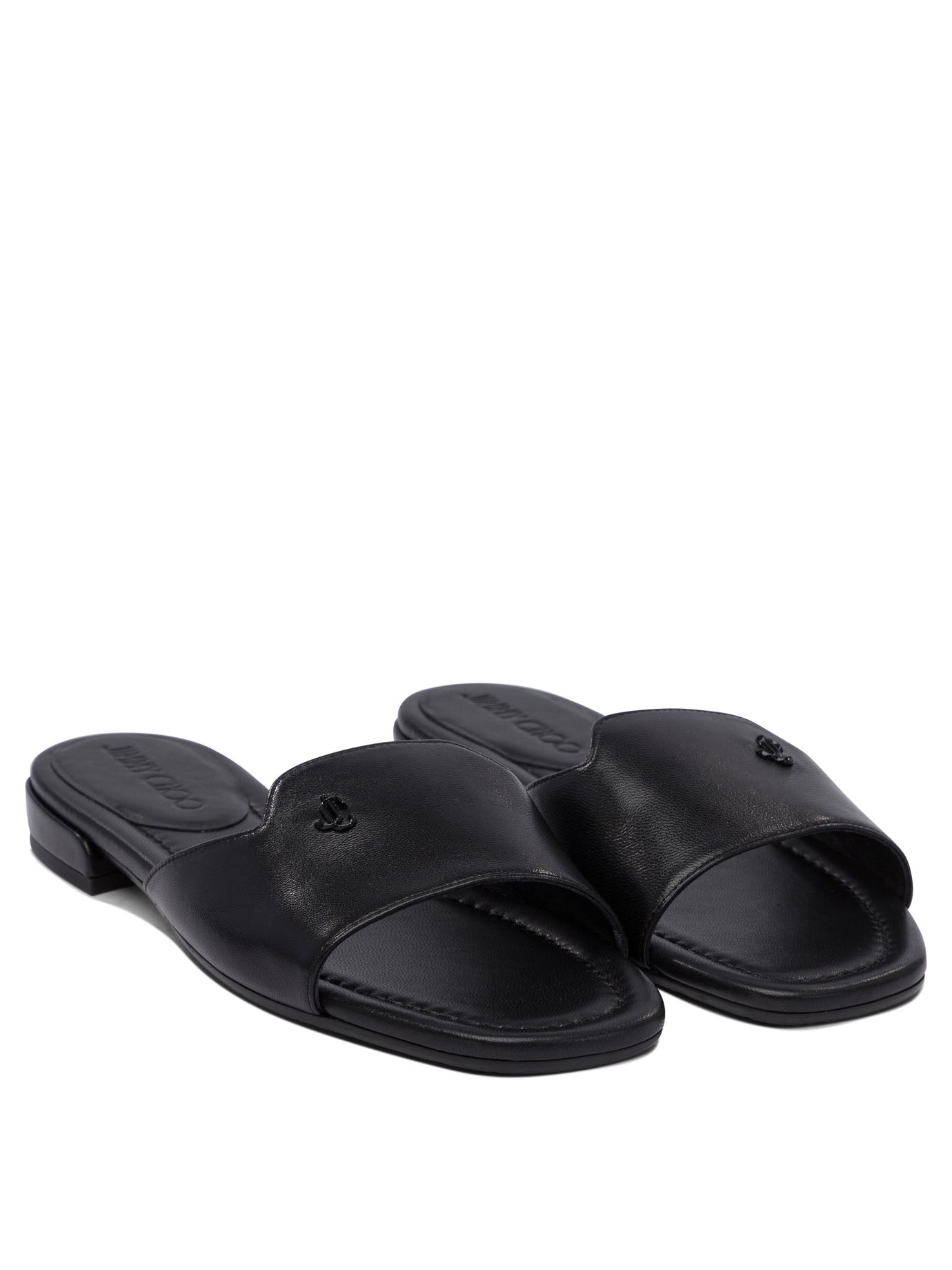 BLACK RUBBER SANDALS Jimmy Choo