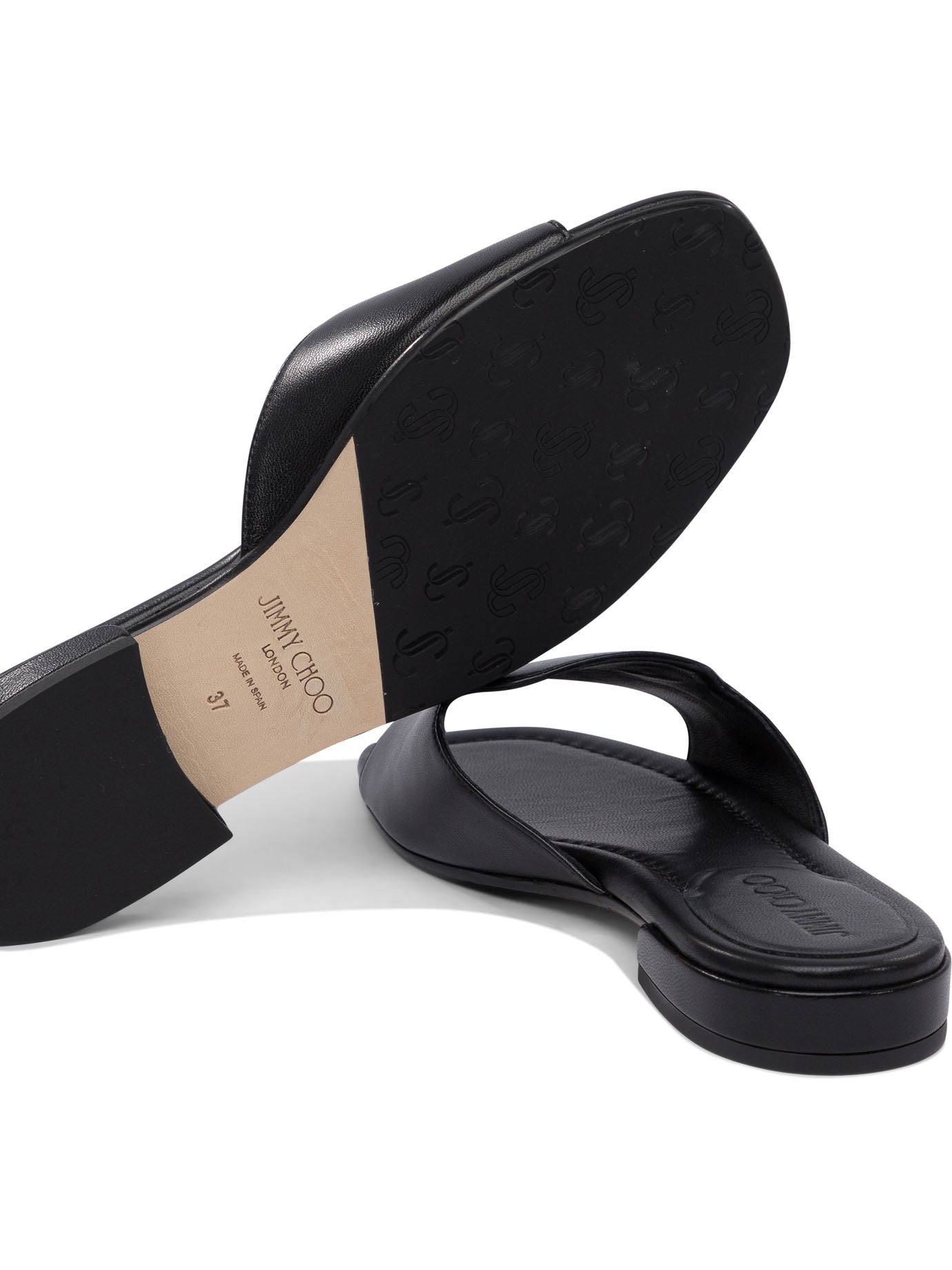 BLACK RUBBER SANDALS Jimmy Choo