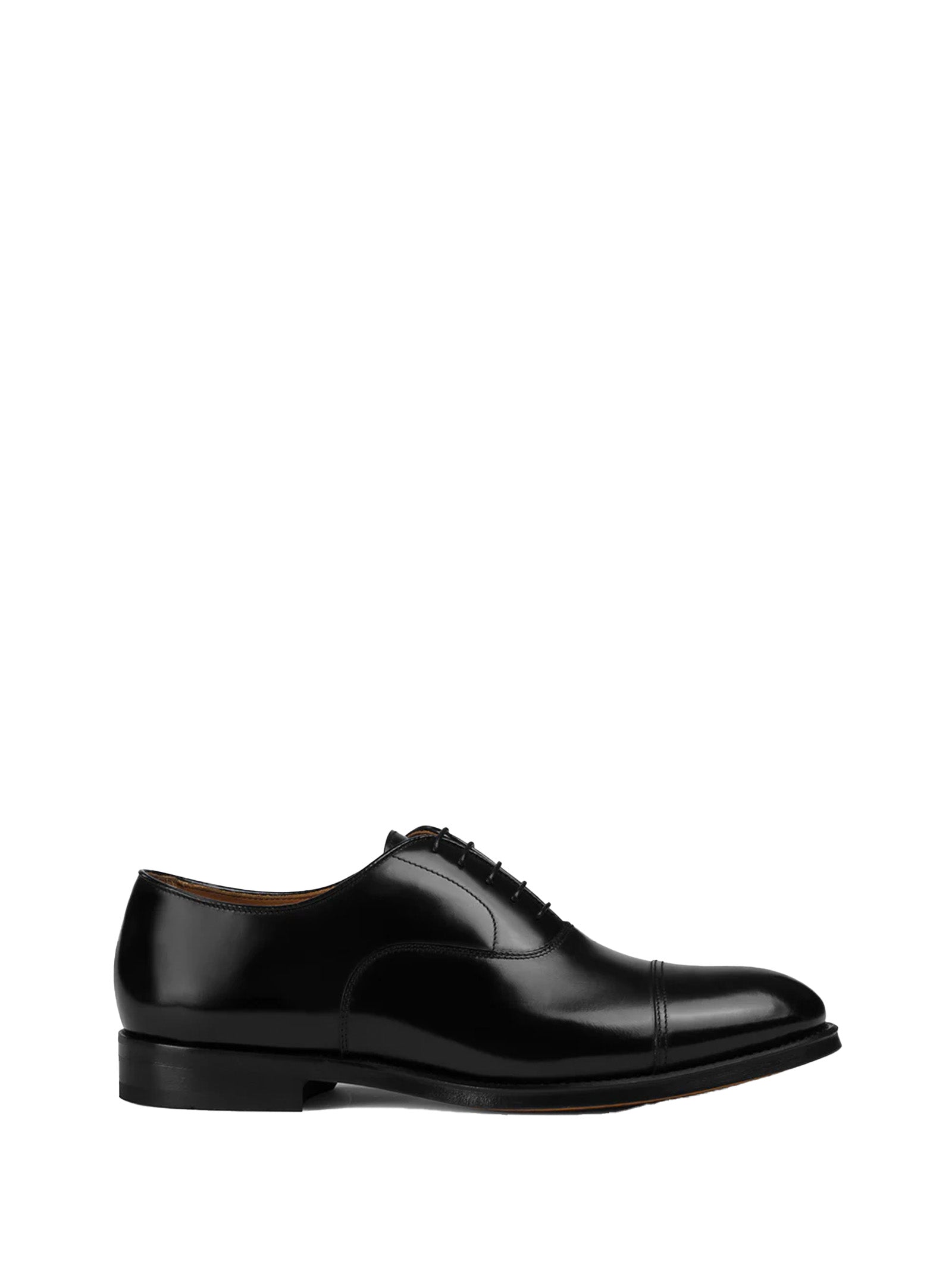 DOUCAL'S BLACK LEATHER OXFORD Doucal's BLACK 45