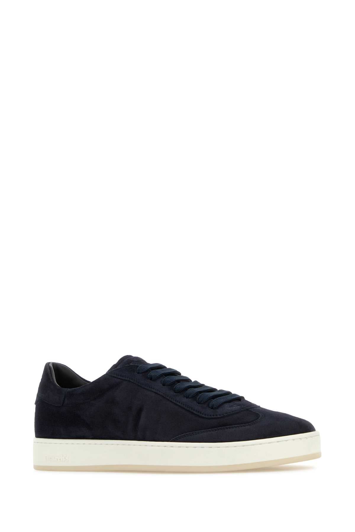 NAVY BLUE SUEDE LARGS 2 SNEAKERS Church's