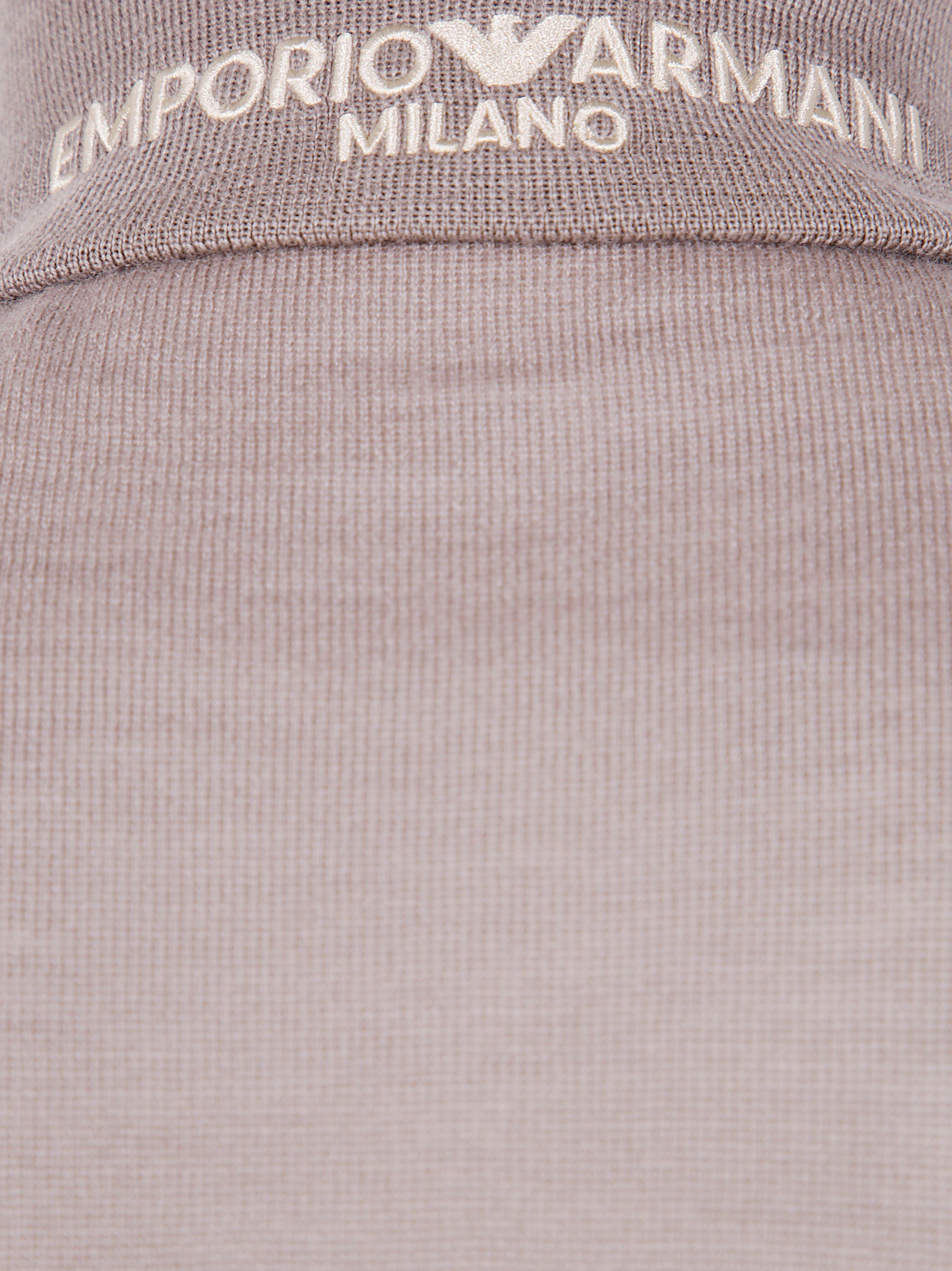 HALF ZIP TURTLE NECK SWEATER Emporio Armani
