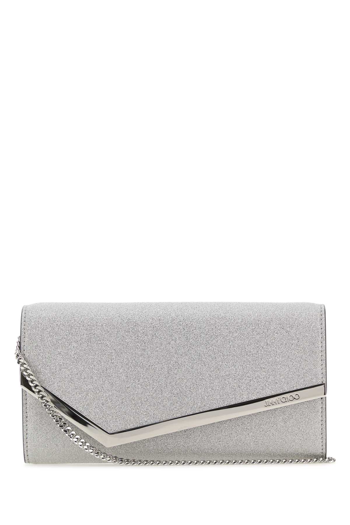 EMBELLISHED LEATHER EMMIE CLUTCH Jimmy Choo VER TU