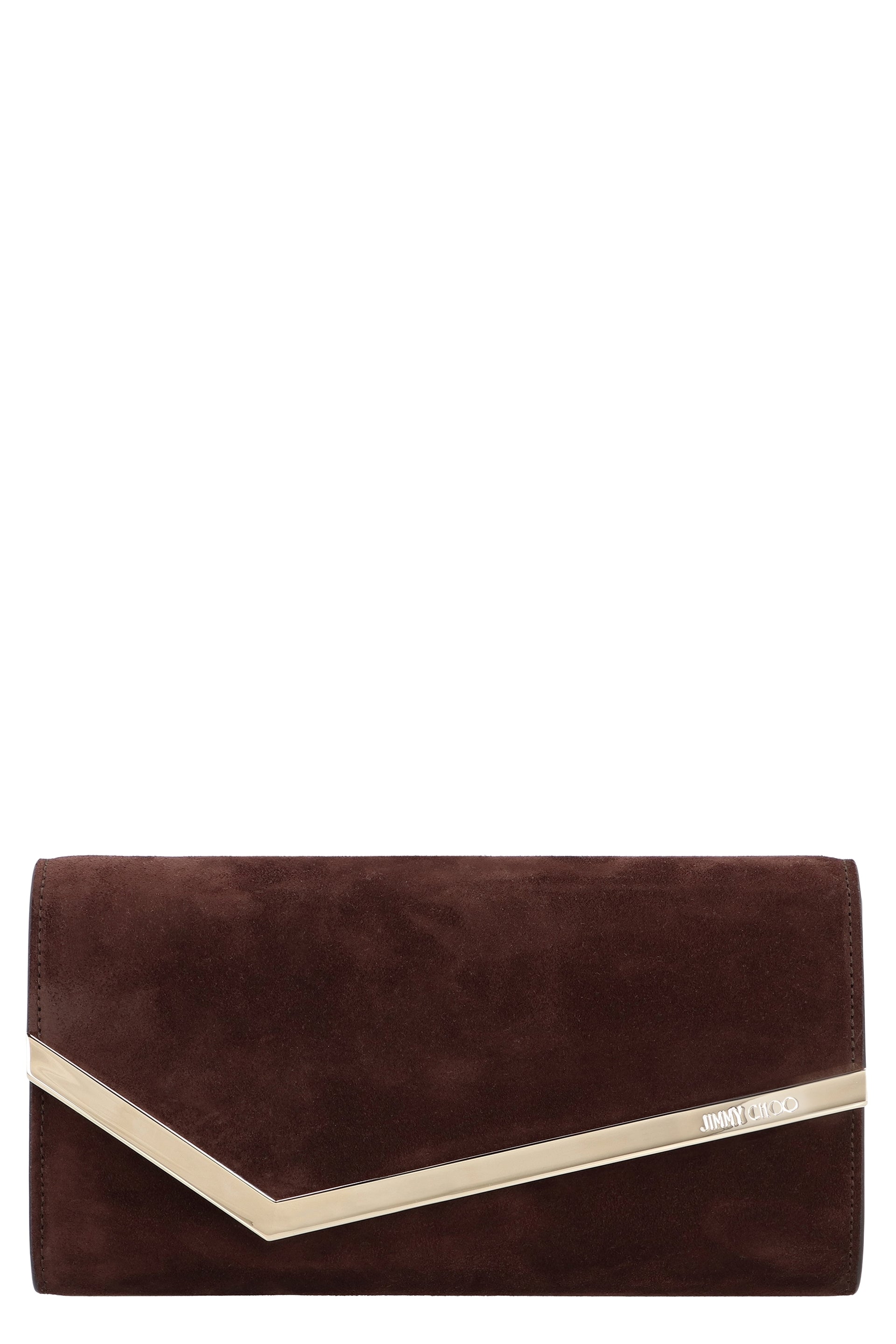 EMMIE SUEDE CLUTCH Jimmy Choo brown TU