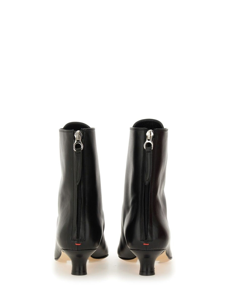 BLACK CALF LEATHER HIGH HEELS Aeyde