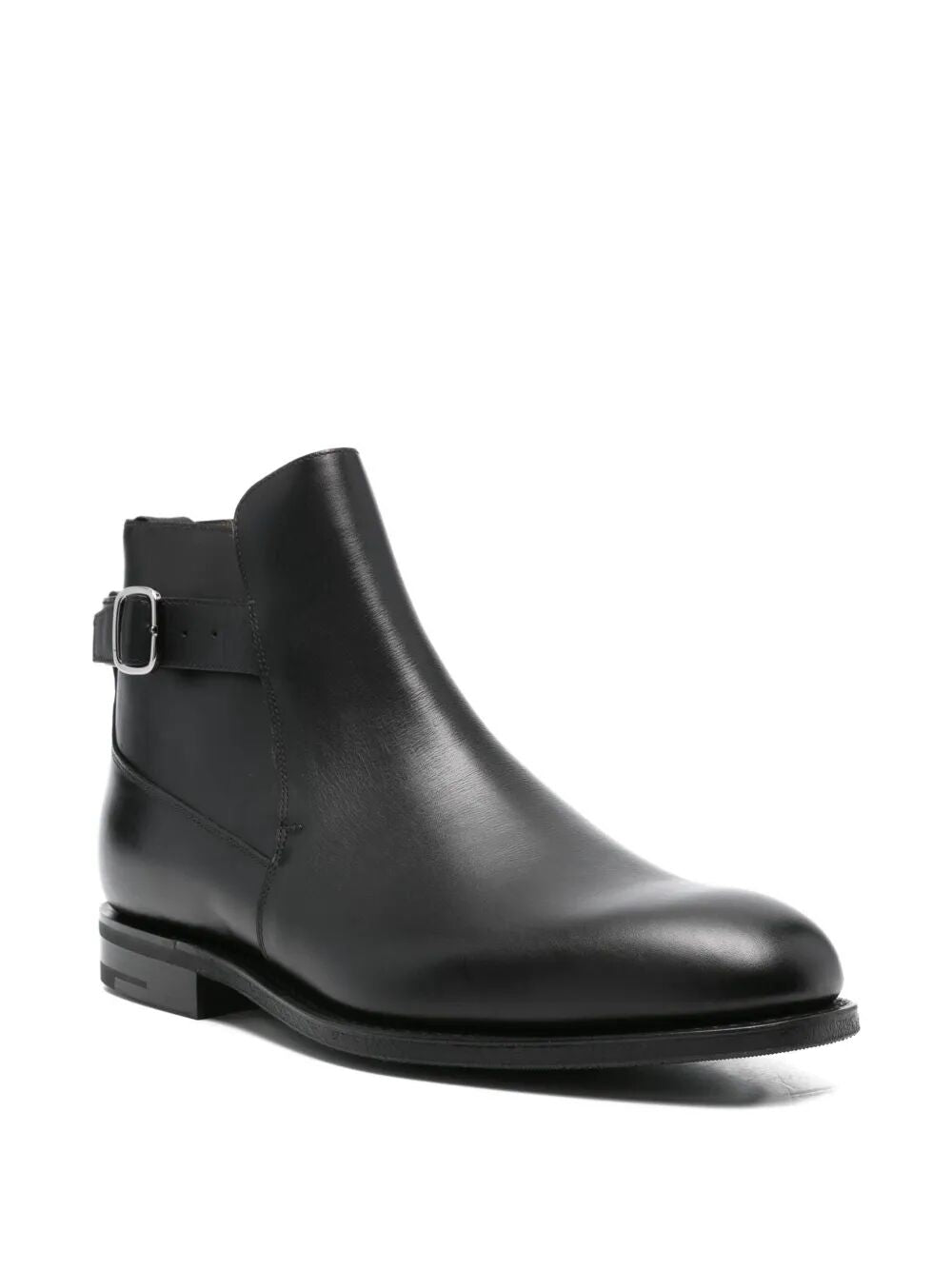 BUCKLE-FASTENING LEATHER ANKLE BOOTS Church's