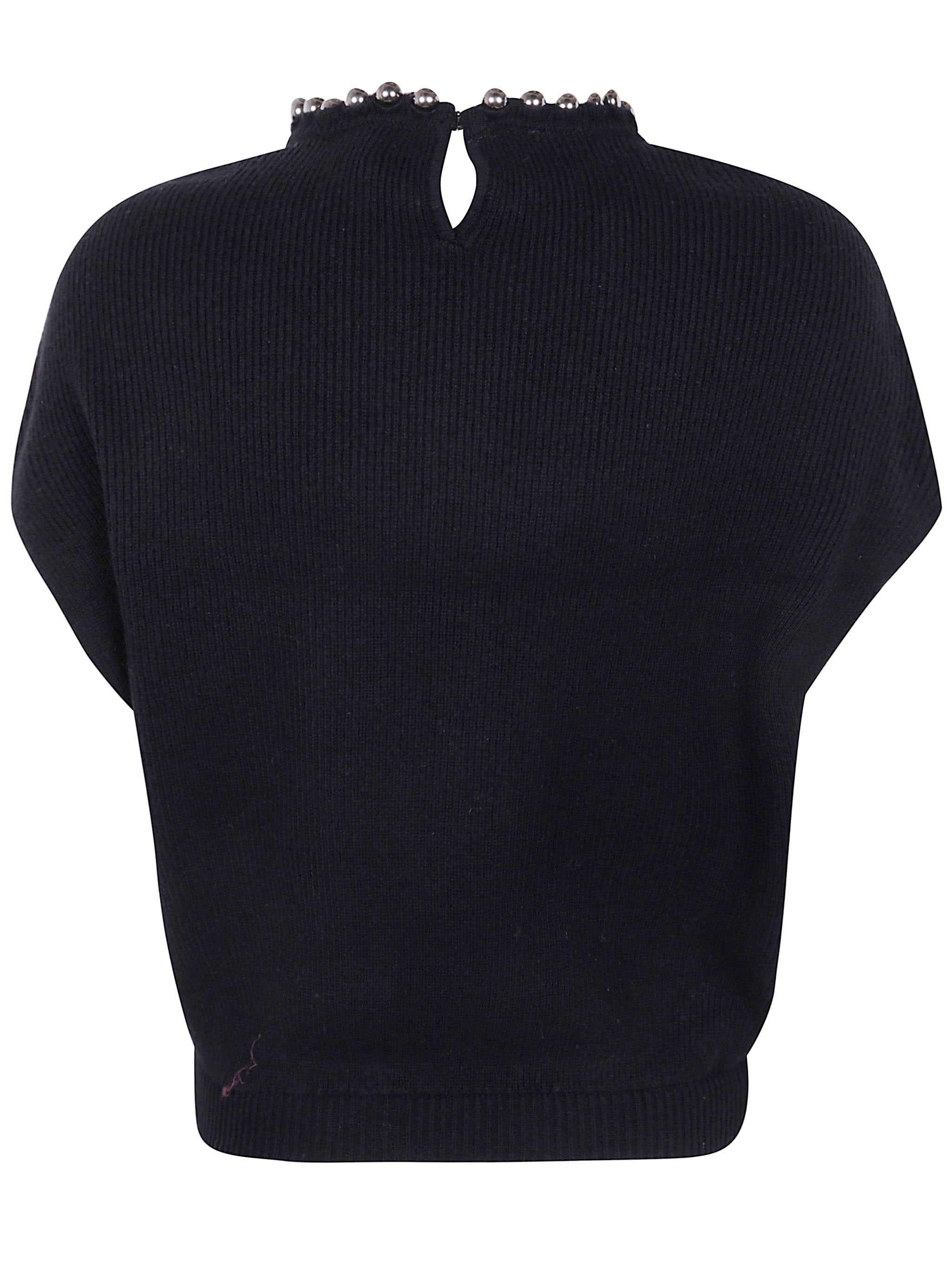 KIMONO SWEATER WITH PEARL Emporio Armani