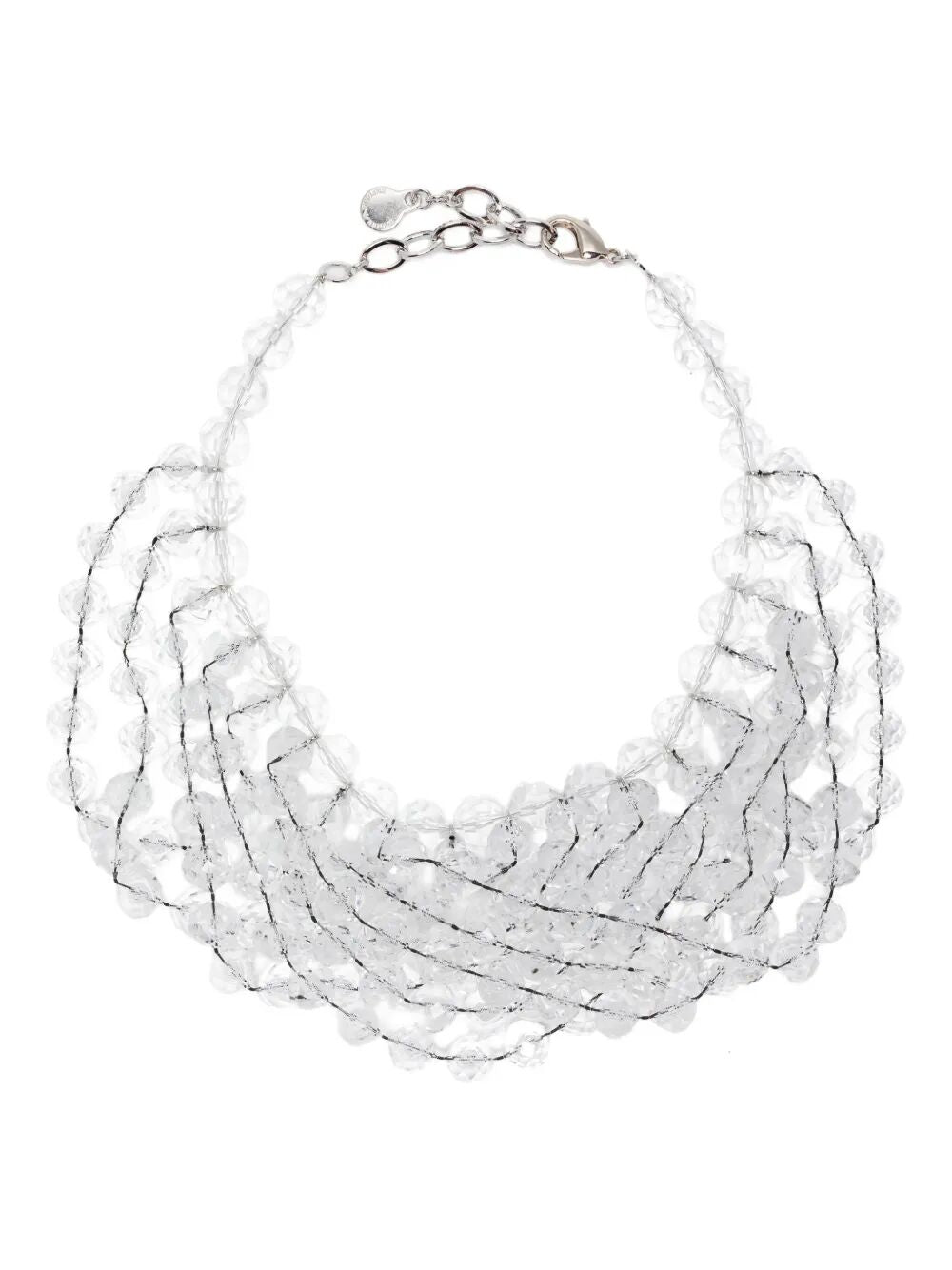 TRASPARENT TWIST NECKLACE Emporio Armani NUDE & NEUTRALS UNICA