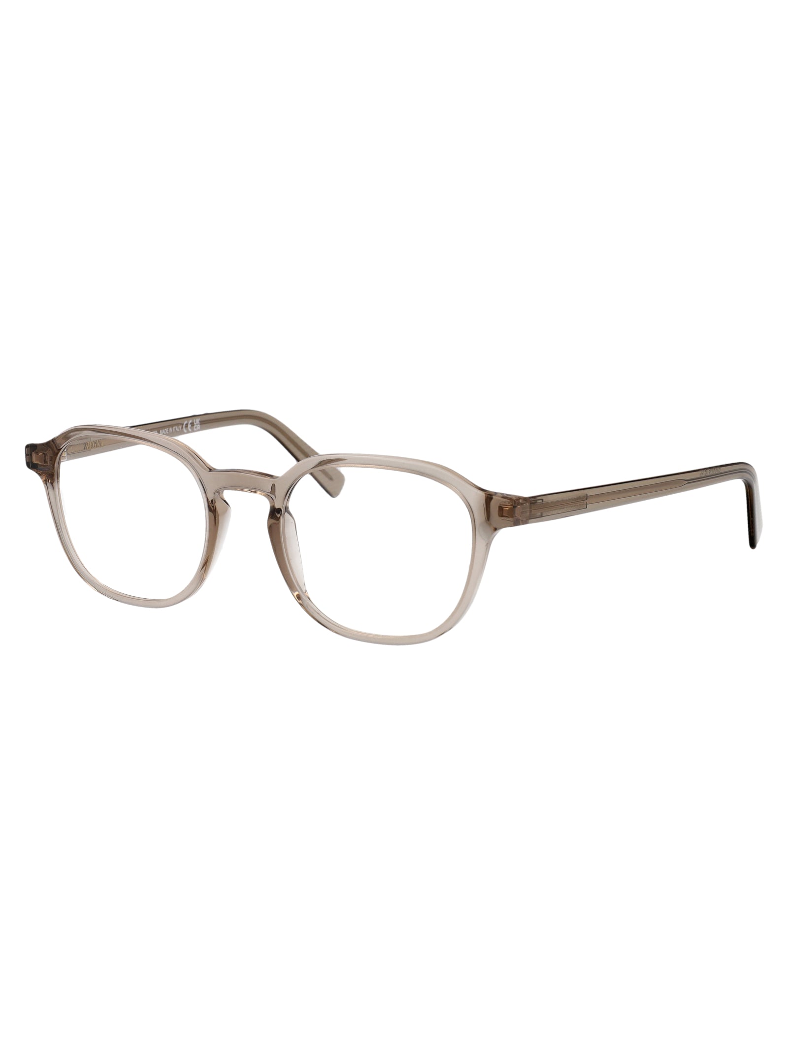 MARRONE SCURO LUC ACETATE GLASSES Ermenegildo Zegna
