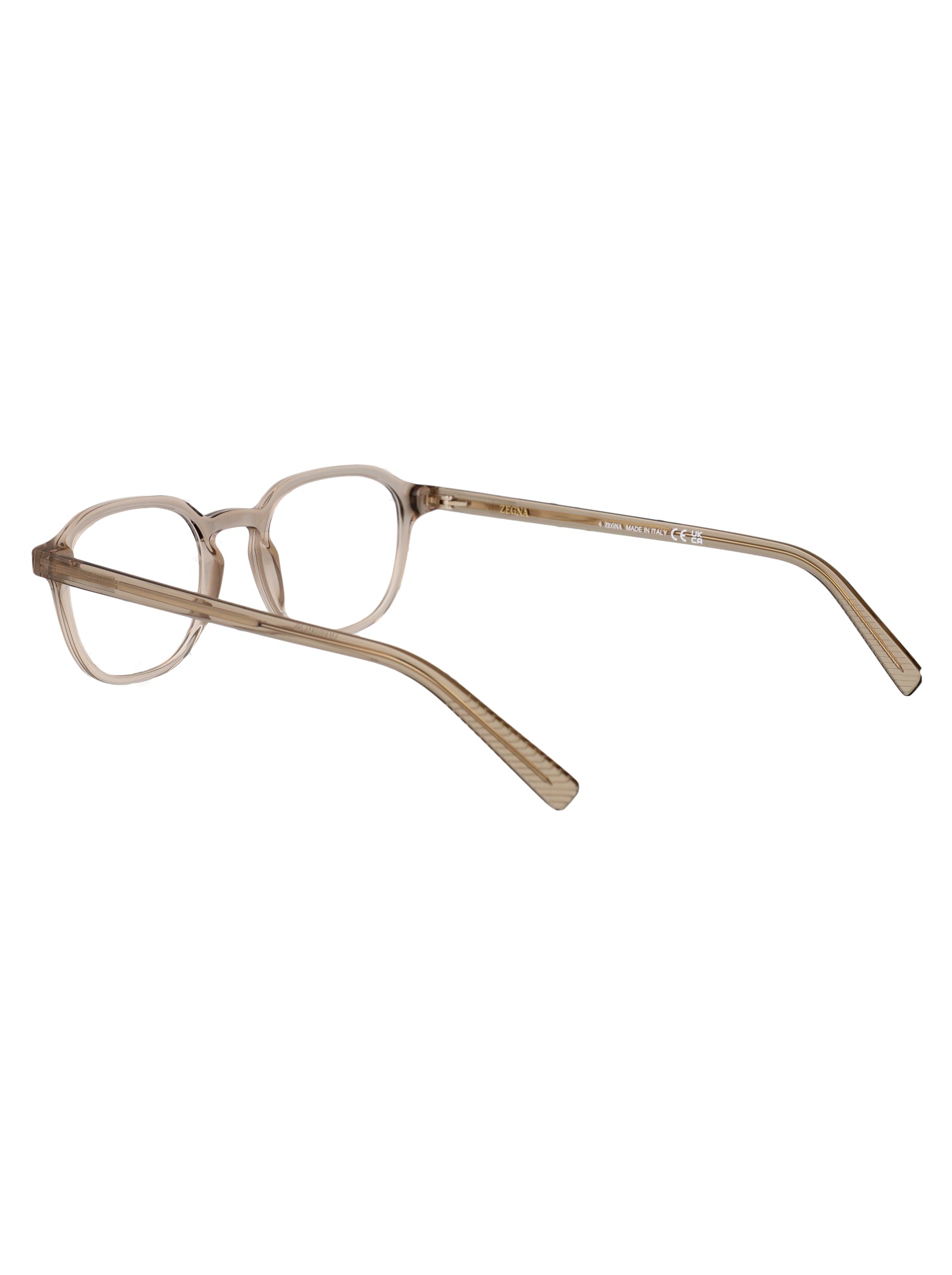 MARRONE SCURO LUC ACETATE GLASSES Ermenegildo Zegna