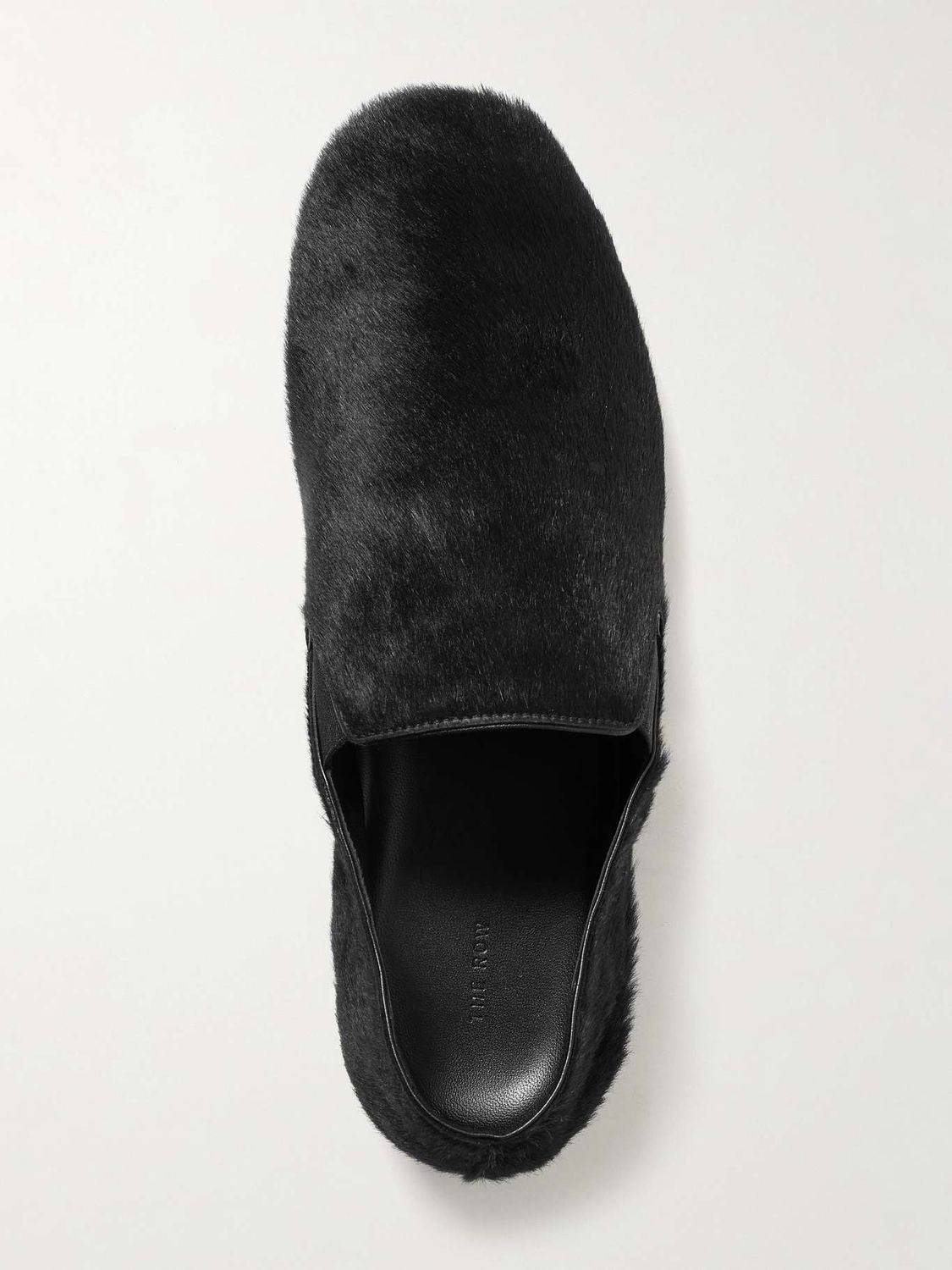 VINCIT BLACK SLIPPERS The Row