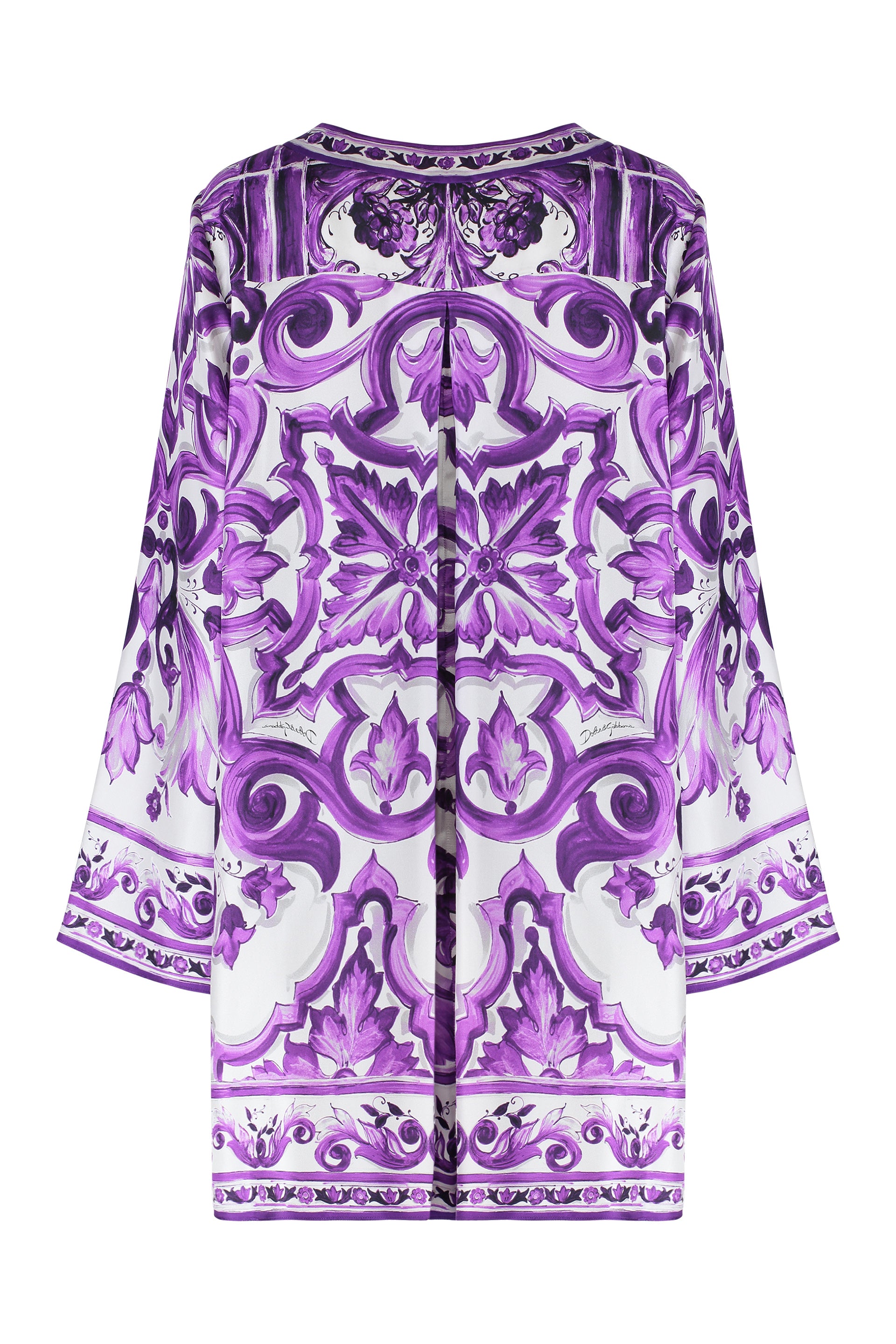PRINTED SILK MINI DRESS Dolce & Gabbana