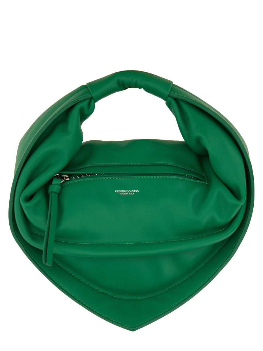 MIDI CUPCAKE BAG FEDERICO CINA GREEN UNI