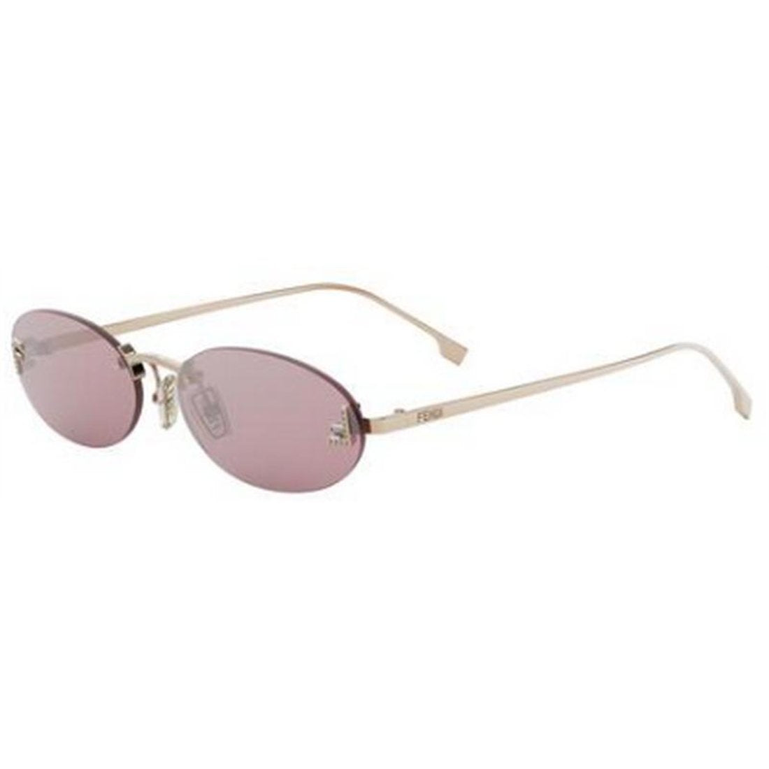 Fendi First Crystal FE4075US 28Z Fendi Silver 54