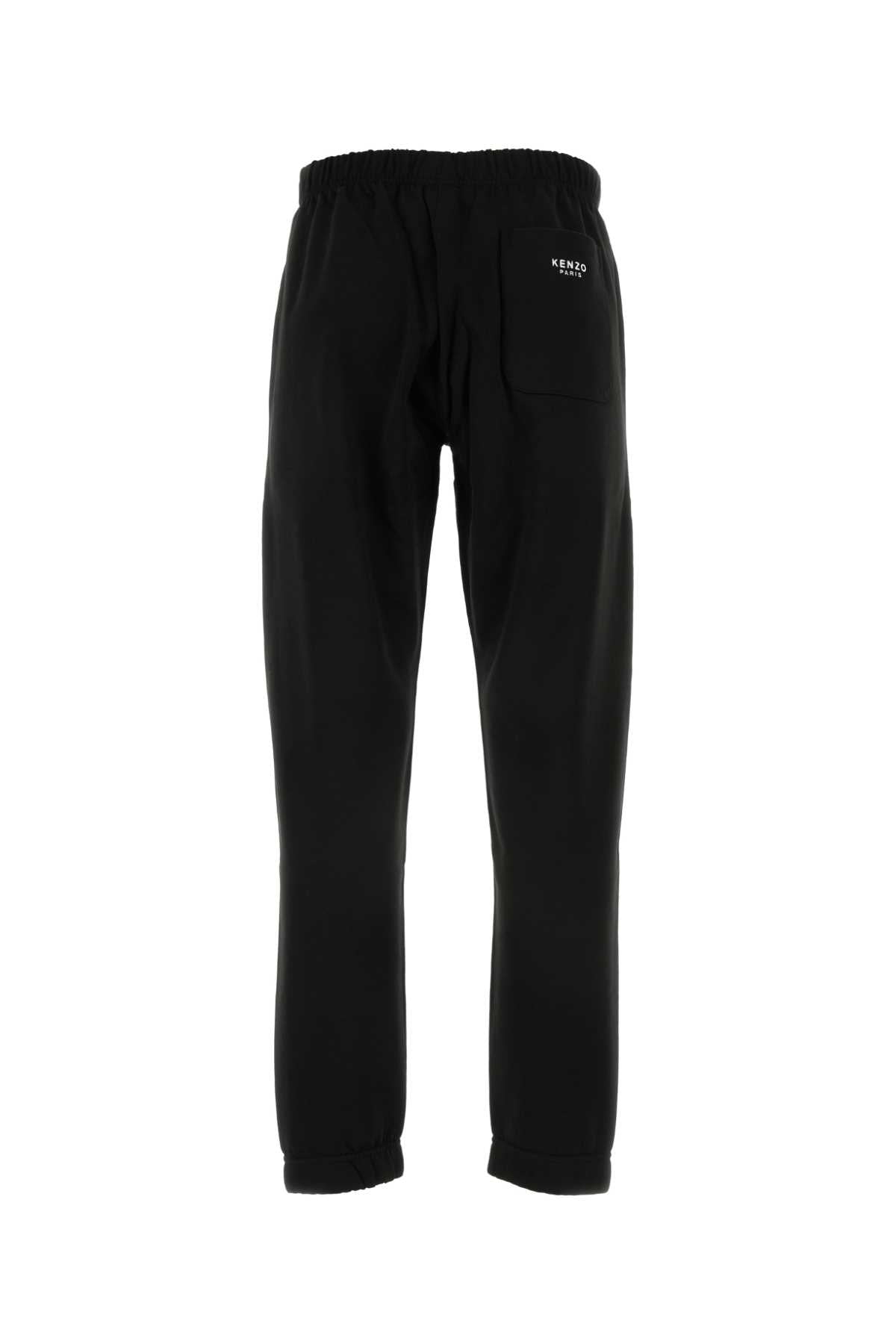 BLACK COTTON JOGGERS Kenzo