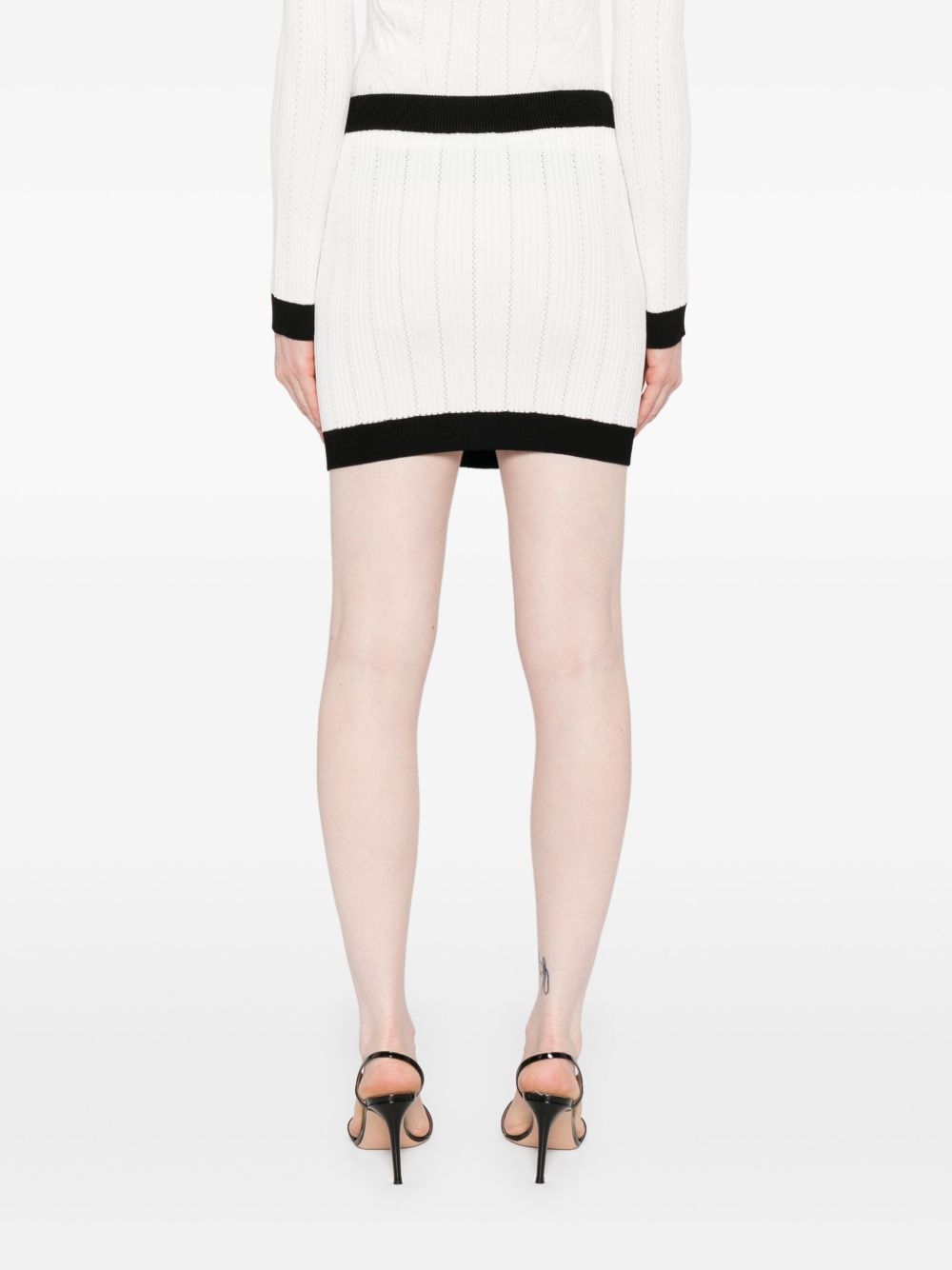 KNITTED BUTTONED MINI SKIRT Balmain
