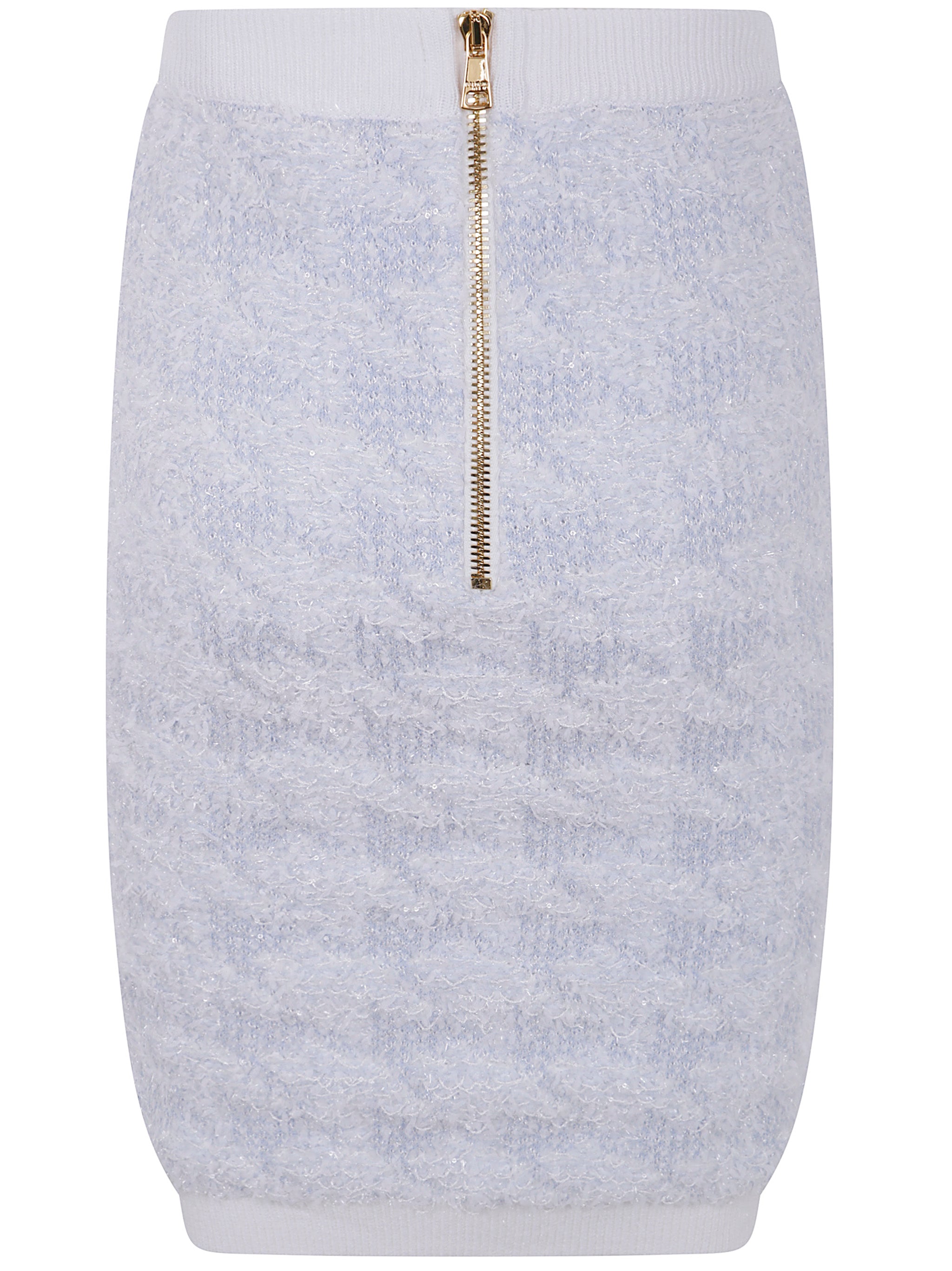 BUTTONED TWEED KNEE LENGHT SKIRT Balmain