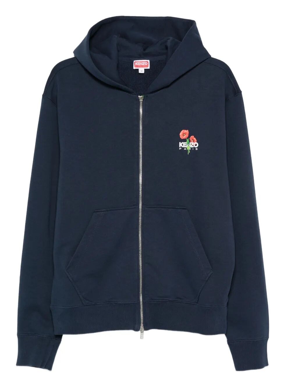 KENZO ZIP-UP SWEATSHIRT WITH LOGO Kenzo MID BLUE S