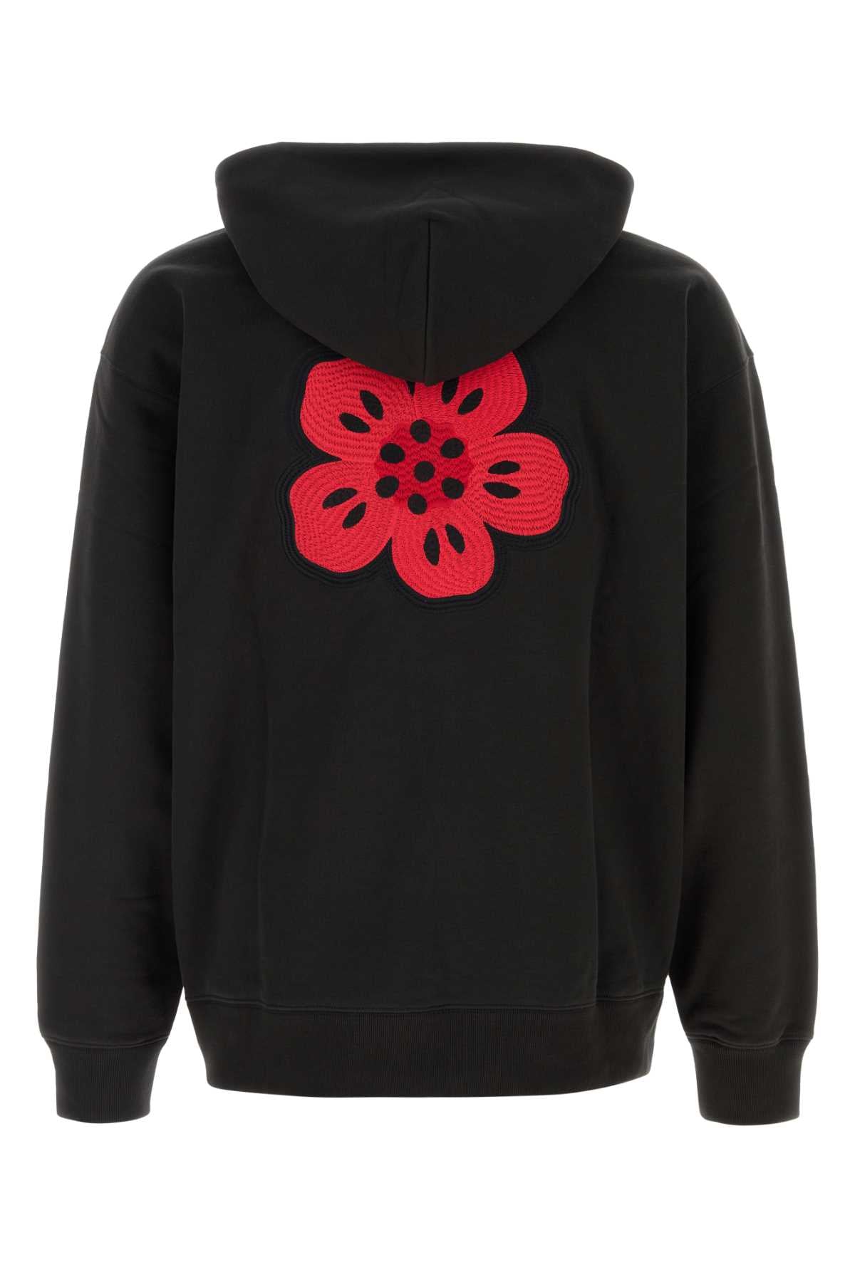 BLACK COTTON SWEATSHIRTS Kenzo