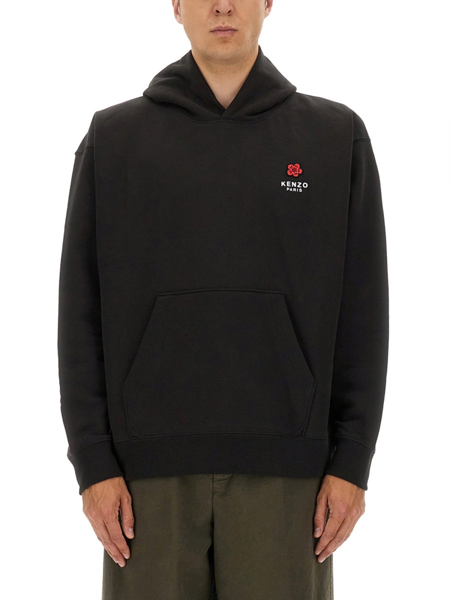BLACK COTTON SWEATSHIRTS Kenzo