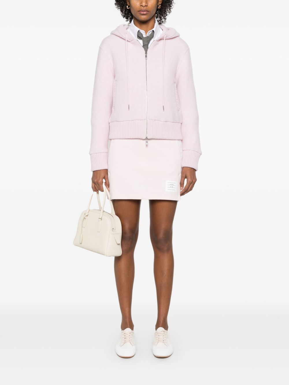 4BAR COTTON MINI SKIRT Thom Browne