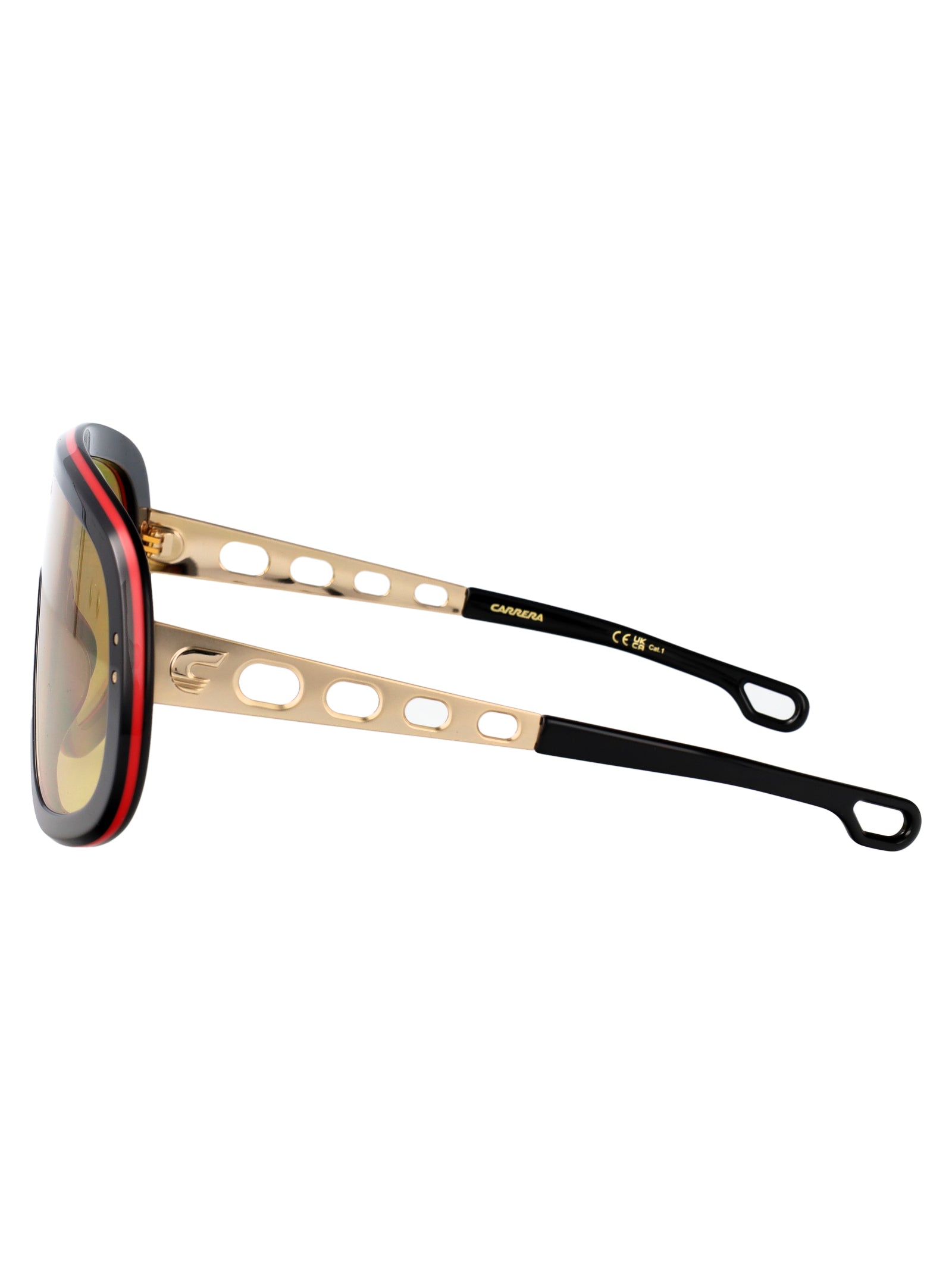 BLACK RED ACETATE SUNGLASSES Carrera