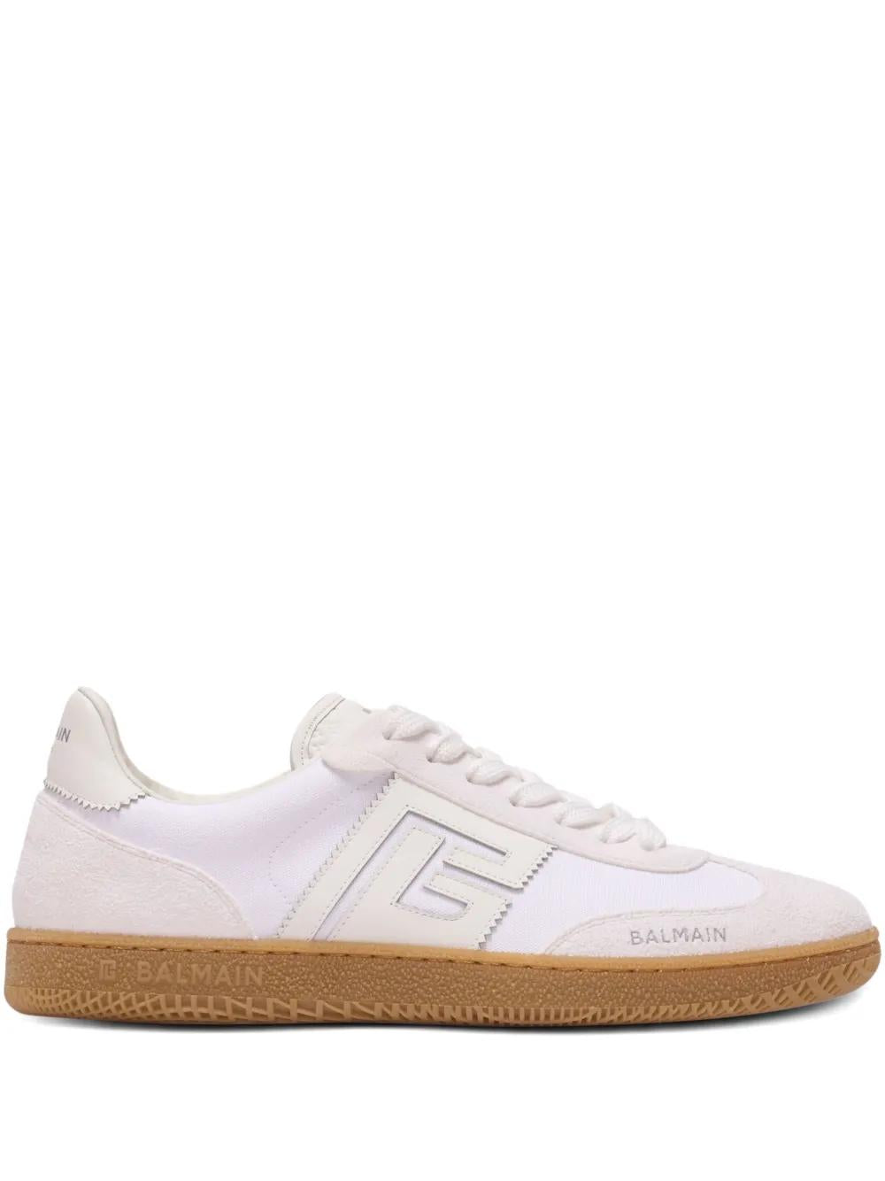 SWAN LOW-TOP SNEAKERS Balmain 0FABLANC 41