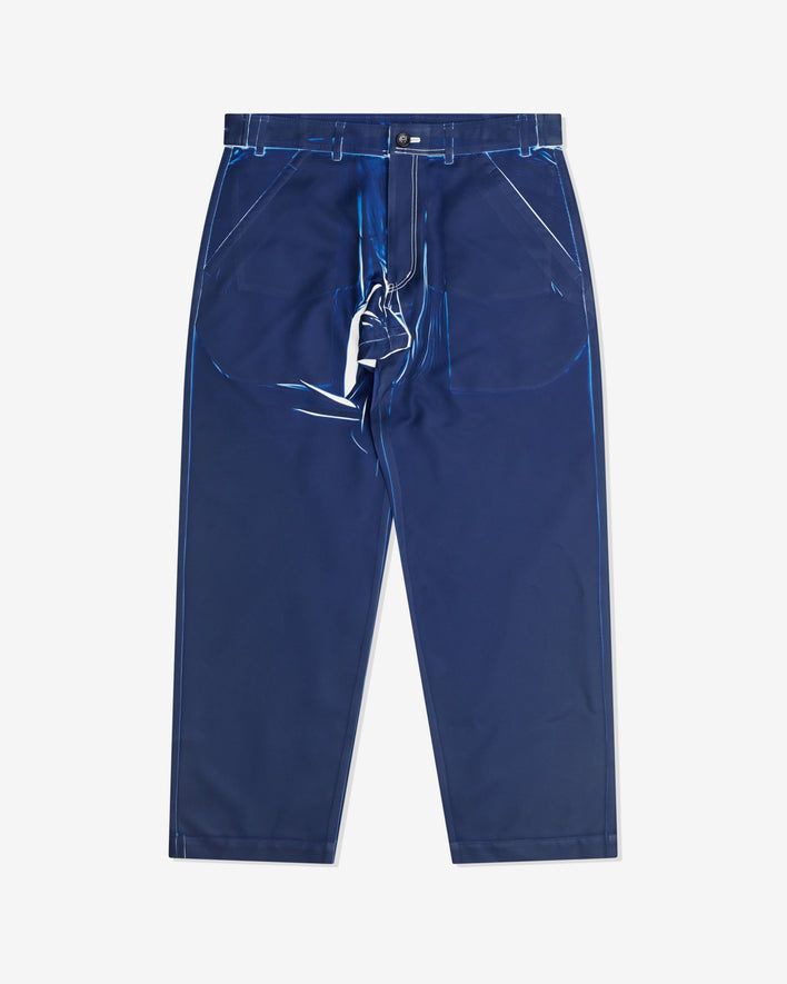 NAVY POLYESTER PANTS COMME DES GARÇONS SHIRT NAVY S