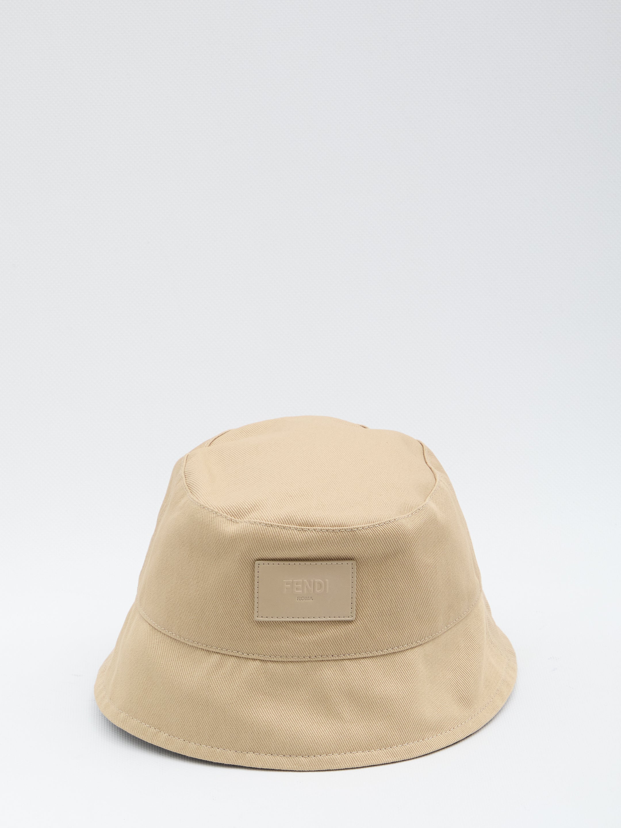 BEIGE BUCKET HAT Fendi BEIGE M