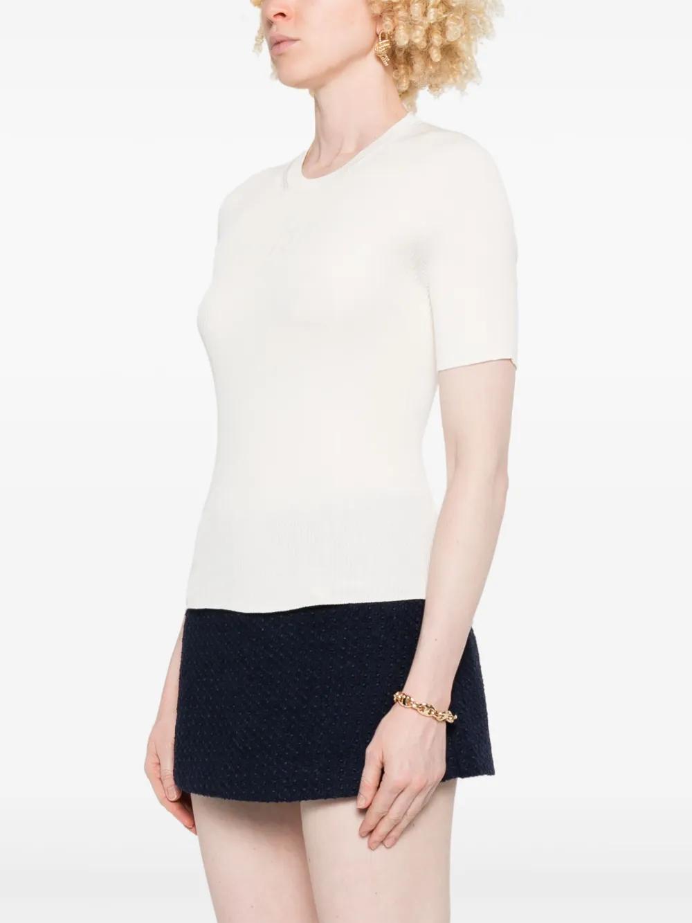 WHITE COTTON T-SHIRTS Fendi