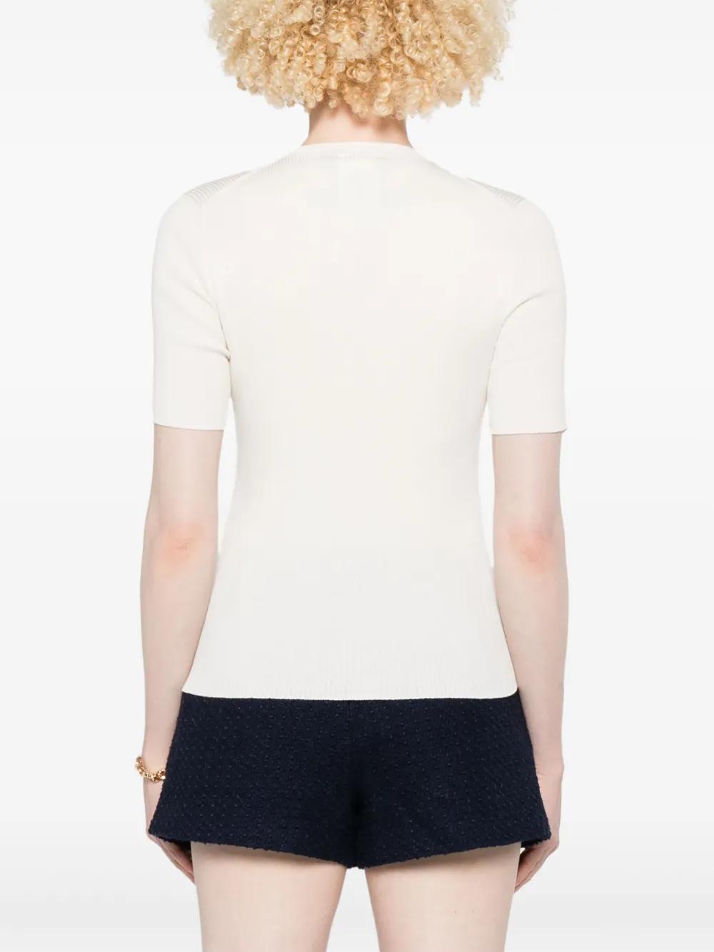 WHITE COTTON T-SHIRTS Fendi