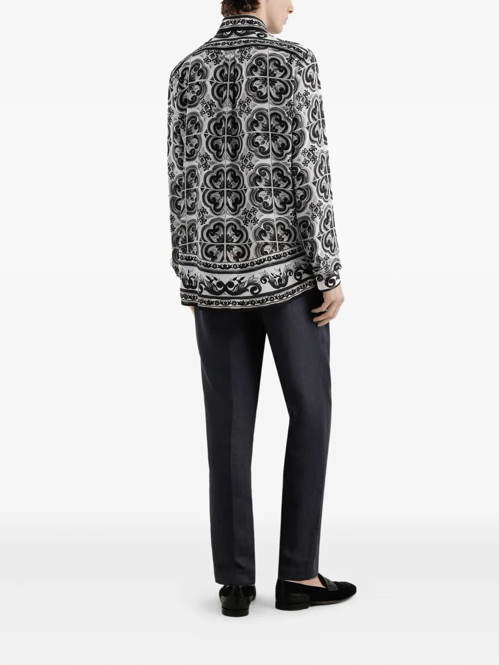 MAJOLICA-PRINT SILK SHIRT Dolce & Gabbana