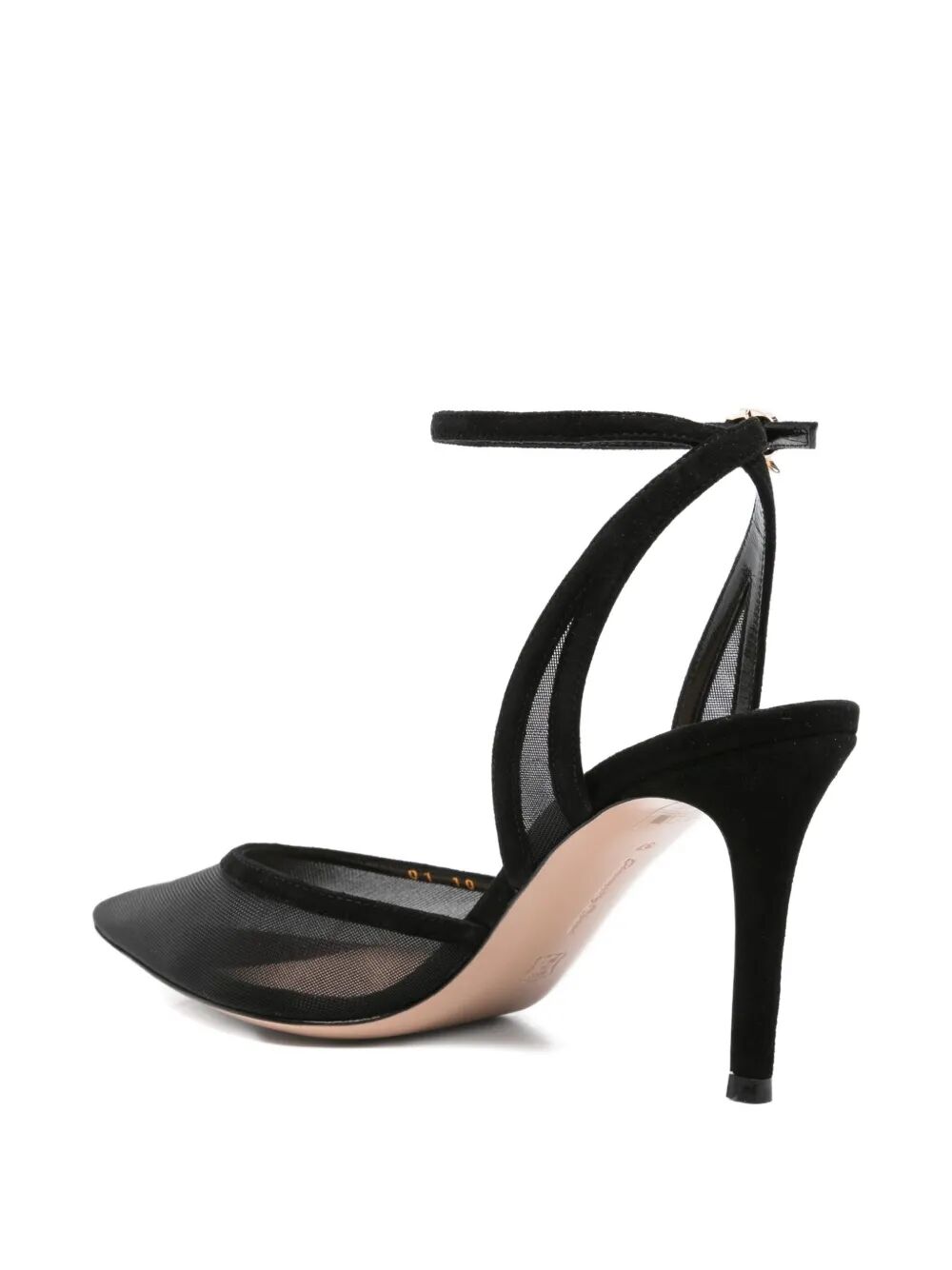 ORGANZA SUEDE DECOLLETE T.085 Gianvito Rossi BLACK 38