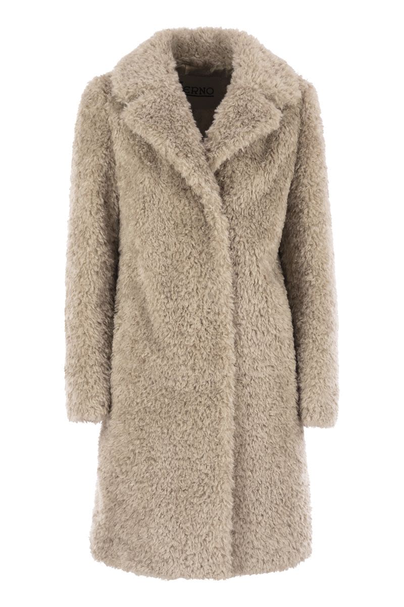 FAUX FUR COAT Herno BEIGE 44