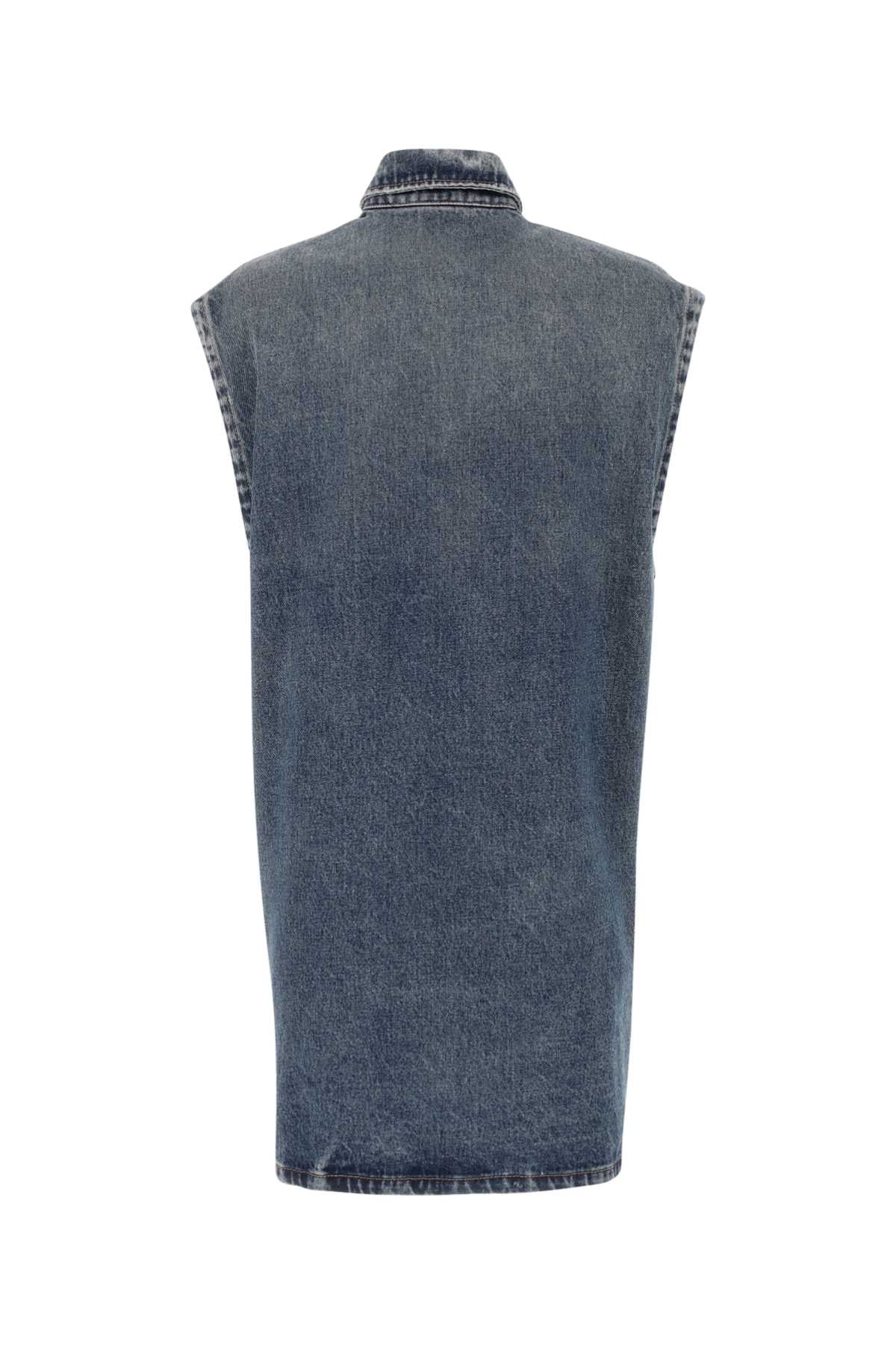 DENIM SLEEVELESS SHIRT Prada
