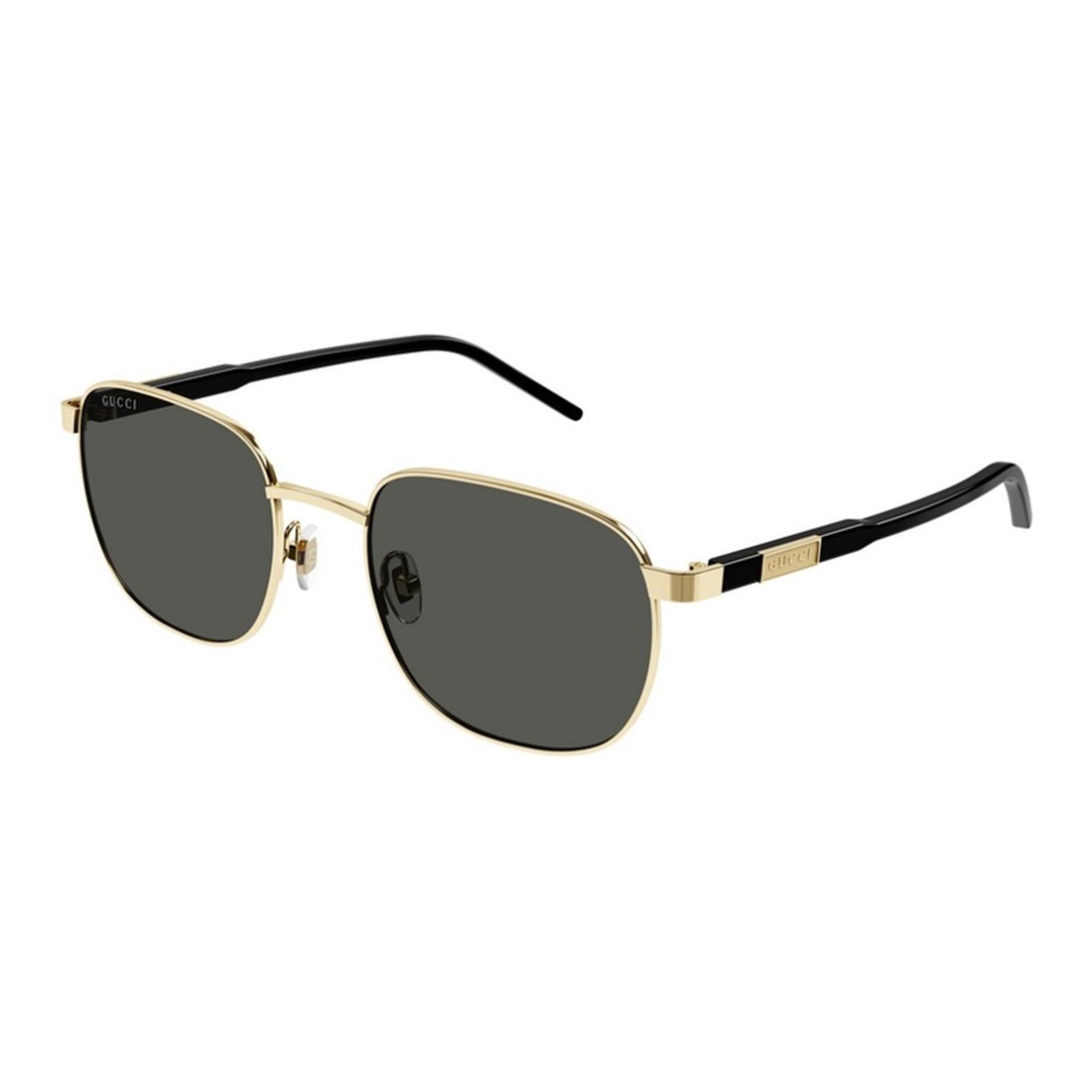 GOLD-BLACK-GREY METAL SUNGLASSES Gucci GOLD-BLACK-GREY 54