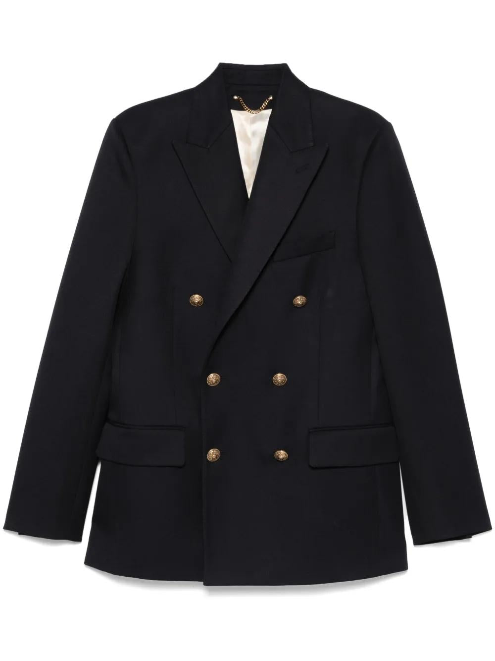 TAILORED DOUBLE-BREASTED BLAZER Golden Goose DARK BLUE 50