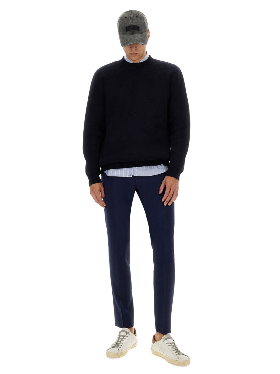 BLUE COTTON SWEATERS Golden Goose