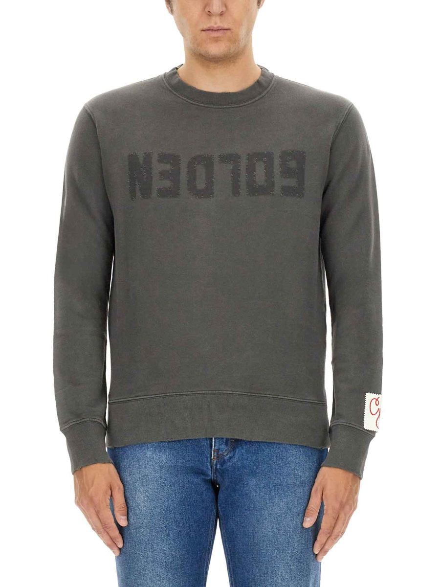FELPA CON LOGO Golden Goose