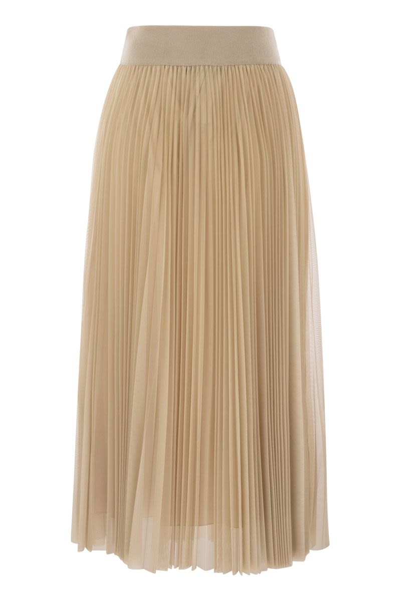 PLEATED MID-LENGTH SKIRT Fabiana Filippi