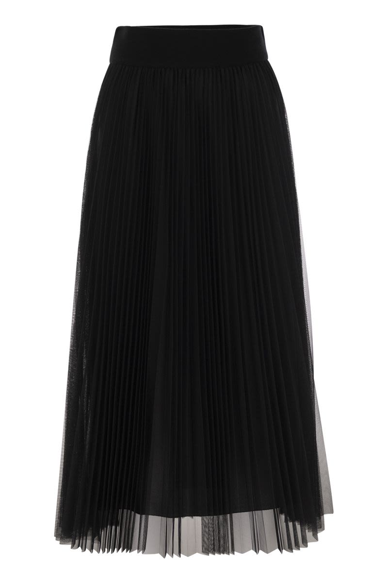 WIDE TULLE SKIRT Fabiana Filippi BLACK 42