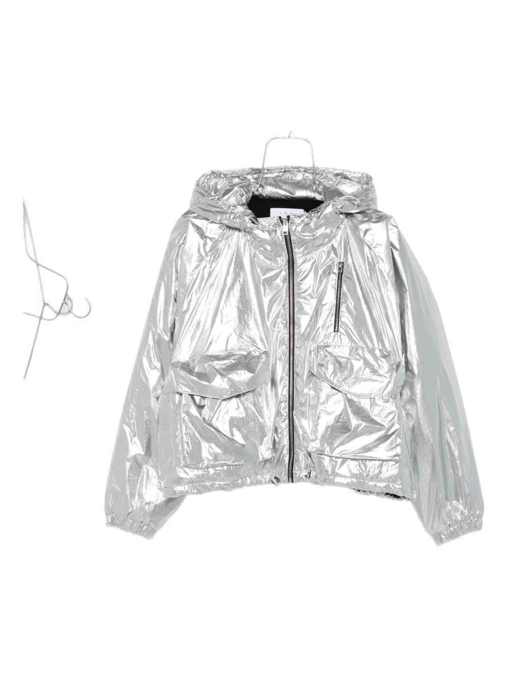 GONIE HOODED JACKET IRO SILVER 36