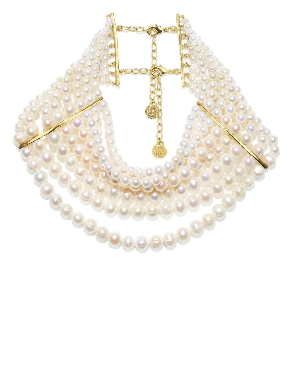 GRAINE DE GEMMES PENDANT NECKLACE GOOSSENS DORADO U