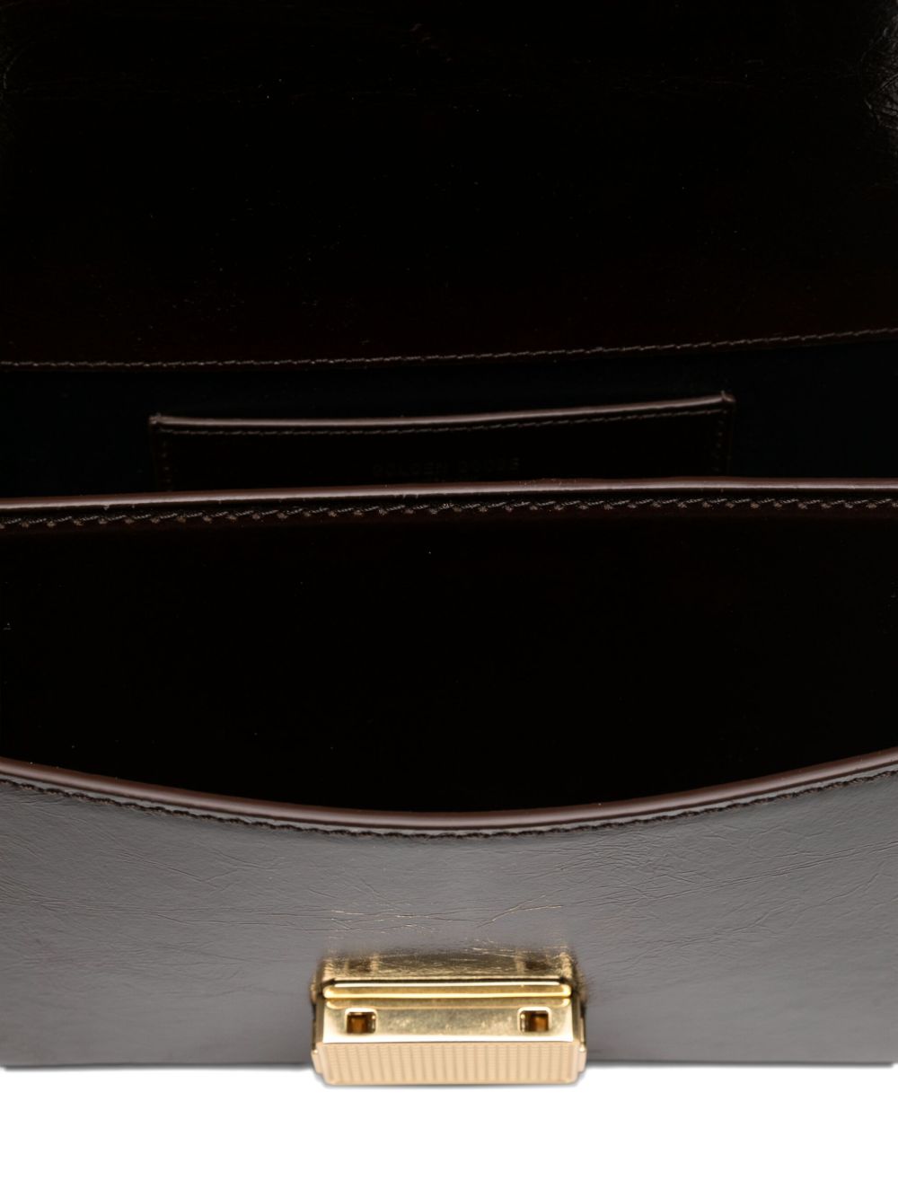 DARK BROWN LEATHER HANDBAGS Golden Goose