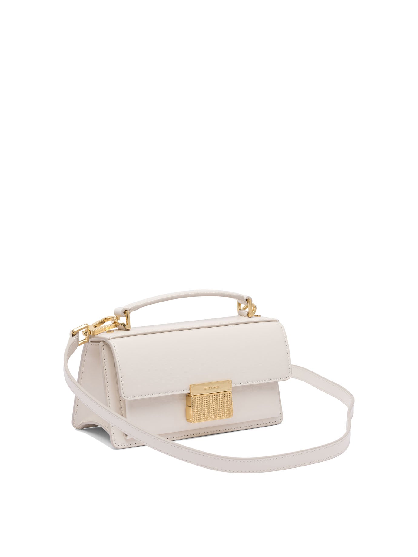 WHITE COW LEATHER HANDBAG Golden Goose
